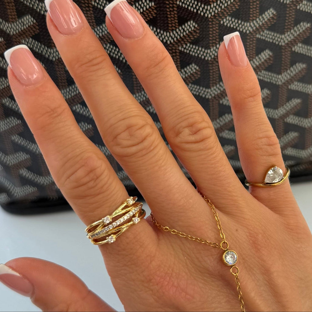 Evry Jewels She's Stacked Ring