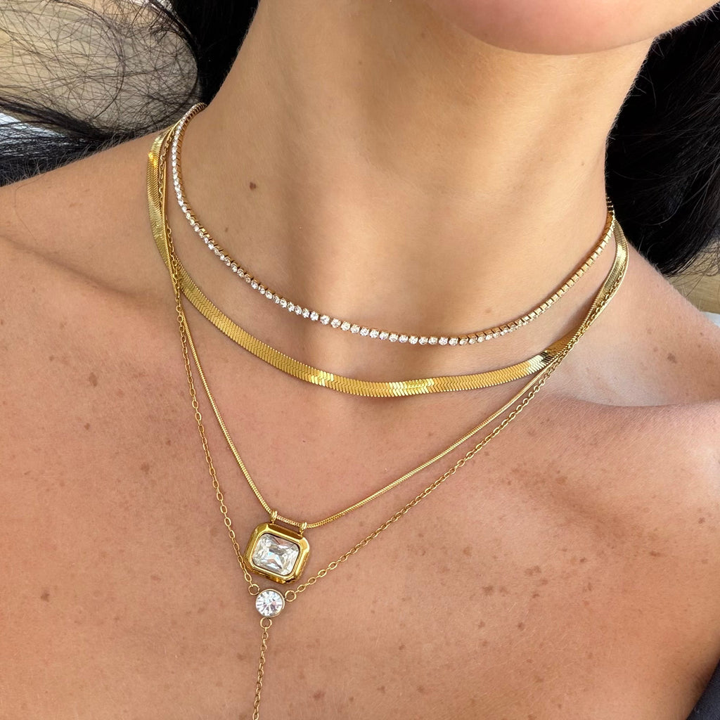 Evry Jewels Plain Chain Necklaces