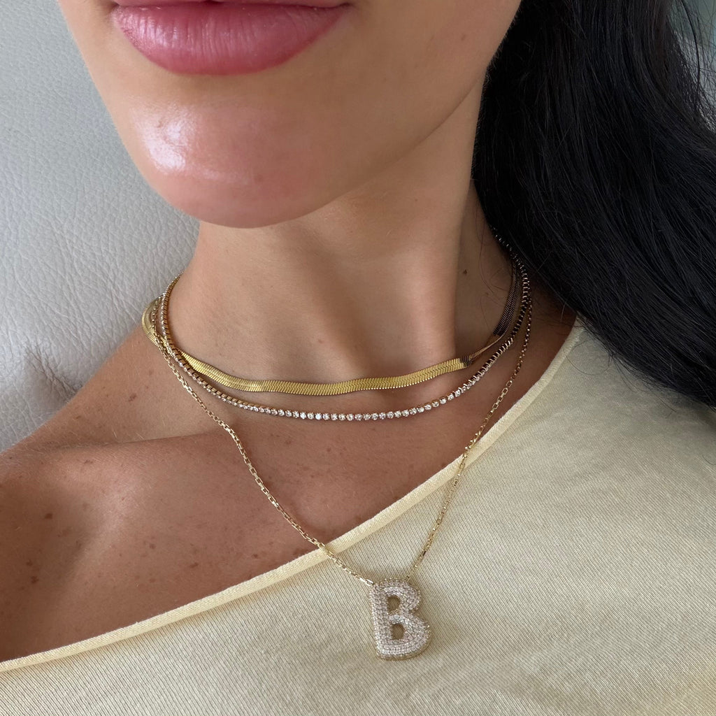 Evry Jewels Nena Tennis Necklace