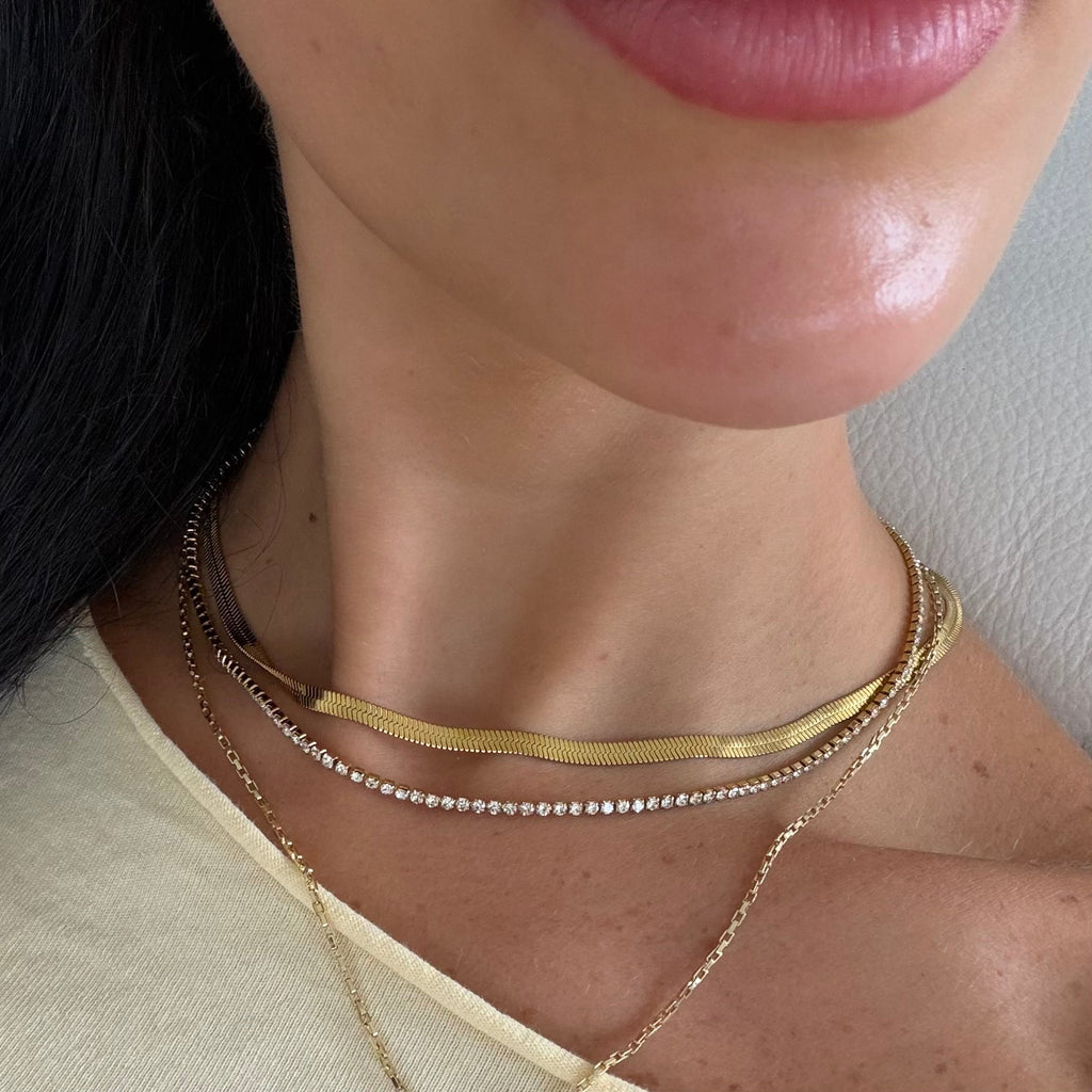 Evry Jewels Nena Tennis Necklace