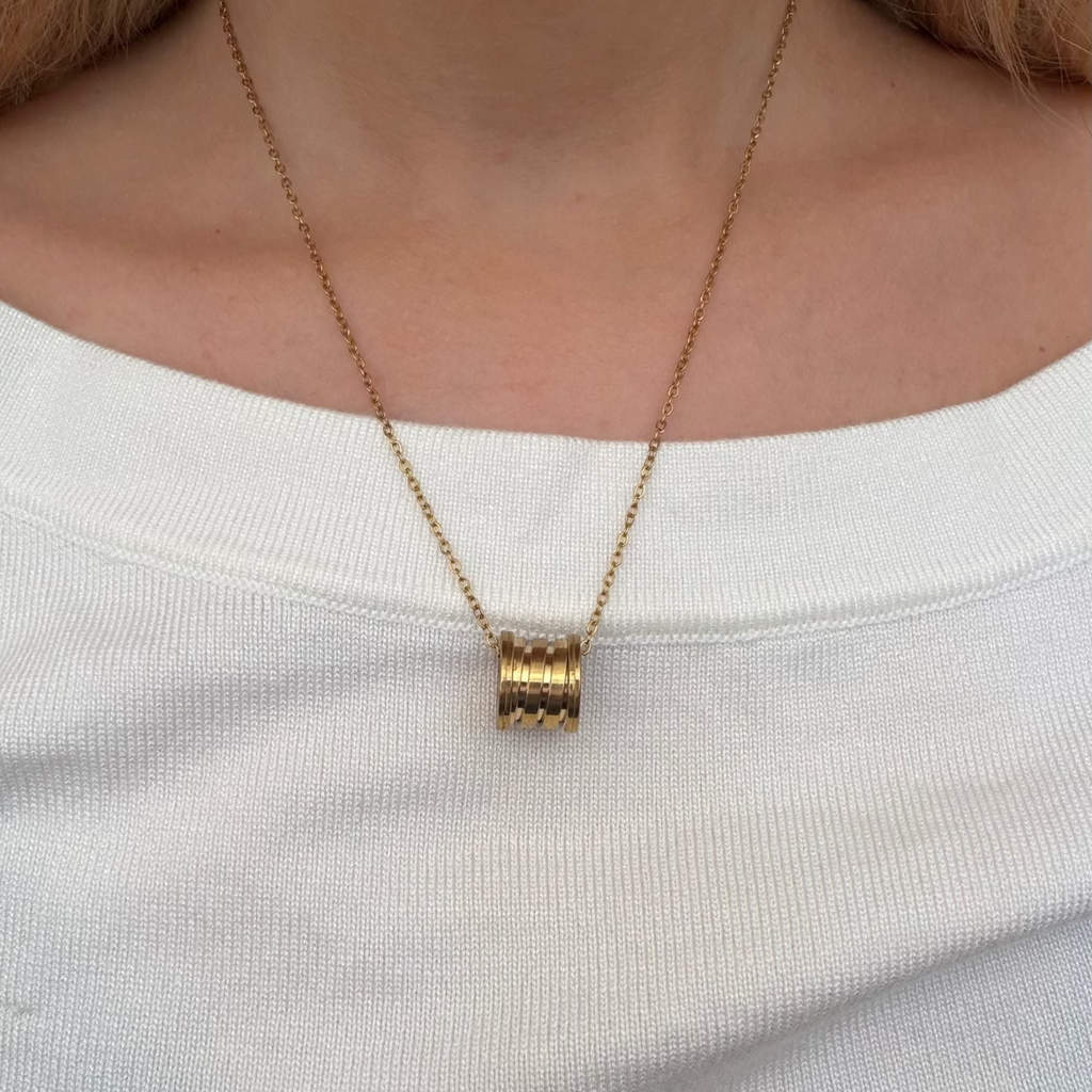 Evry Jewels Stacked Babe Necklace