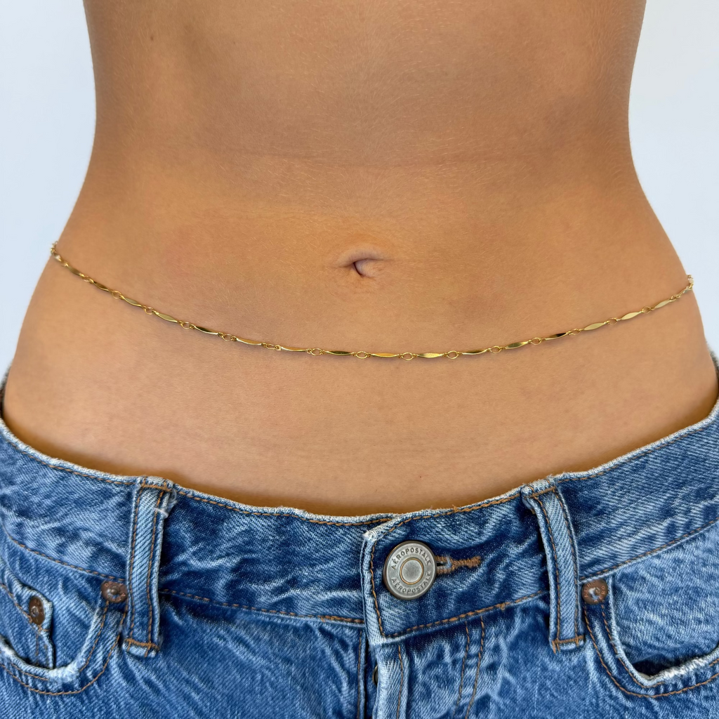 Evry Jewels Say Less Waist Chain