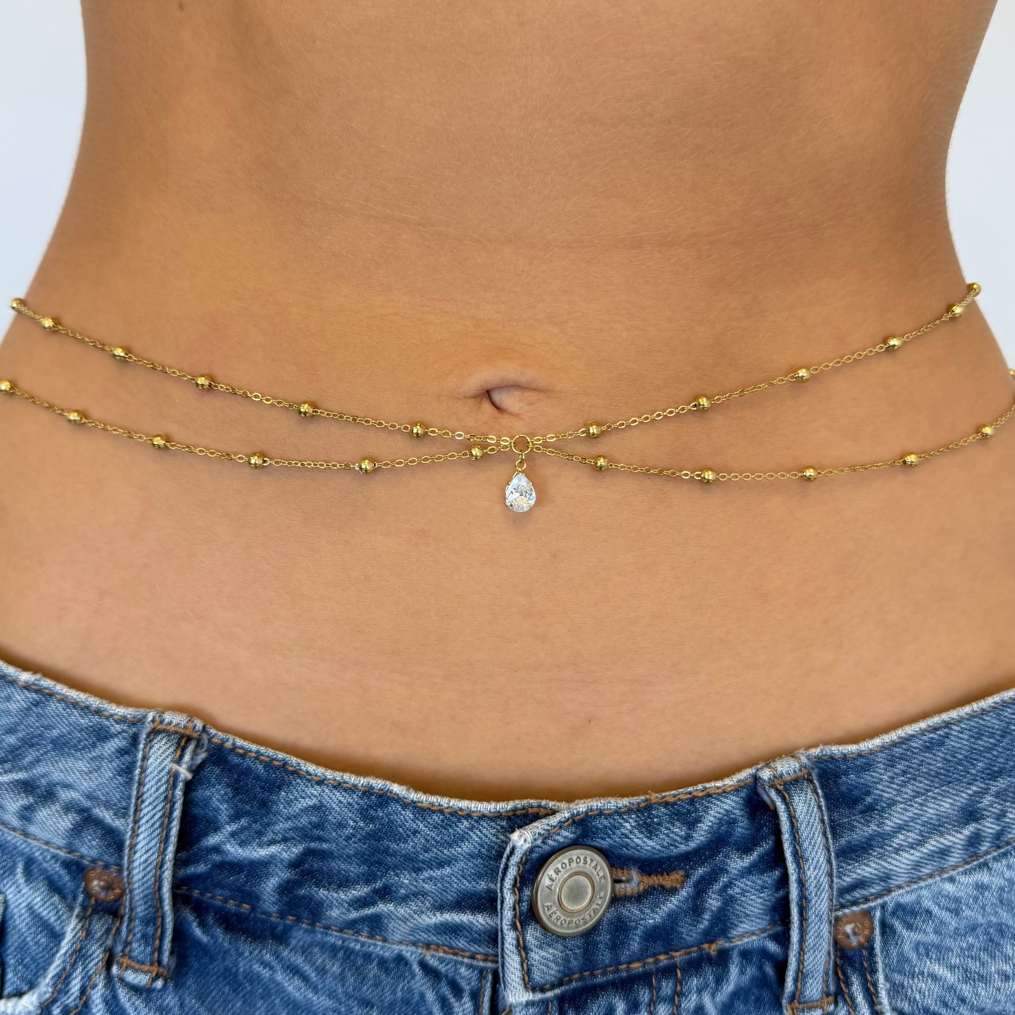 Evry Jewels Double Take Waist Chain