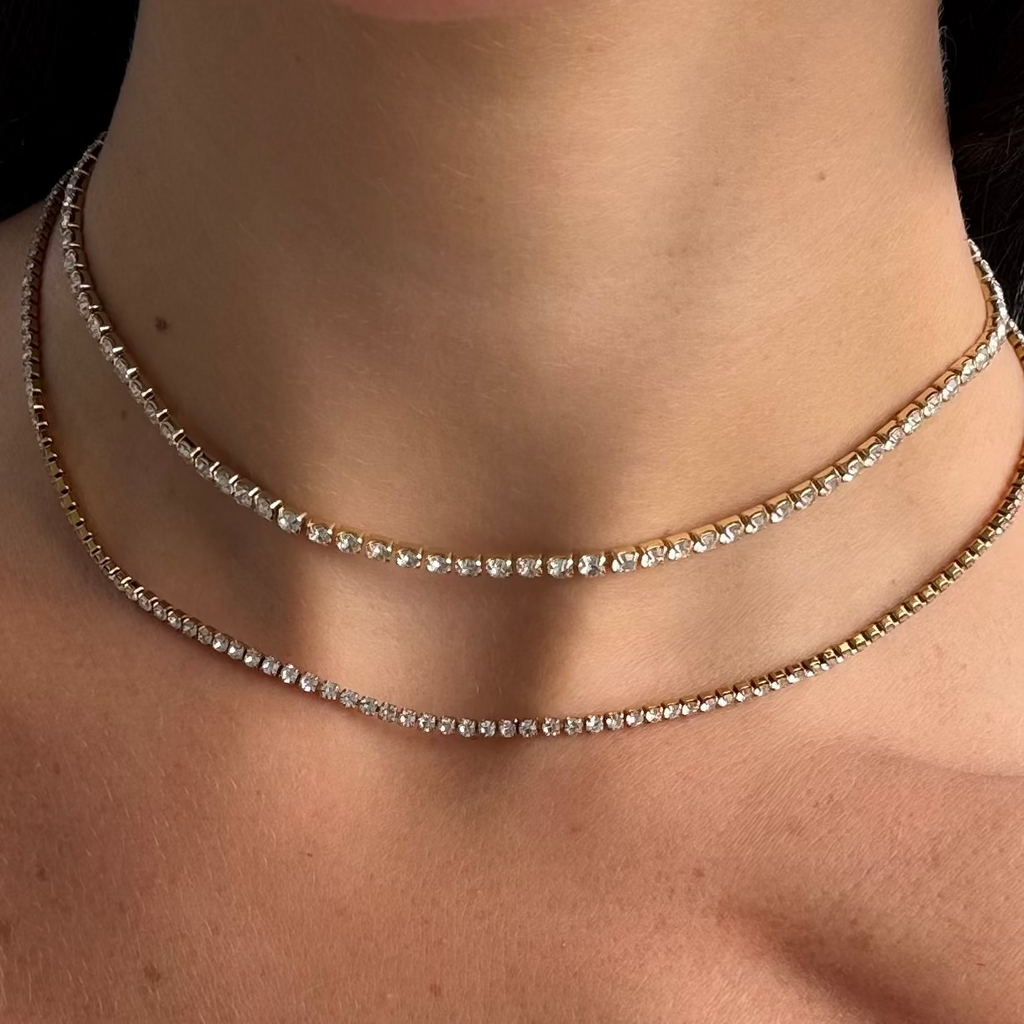 Evry Jewels Nena Tennis Necklace