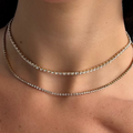 Evry Jewels Nena Tennis Necklace