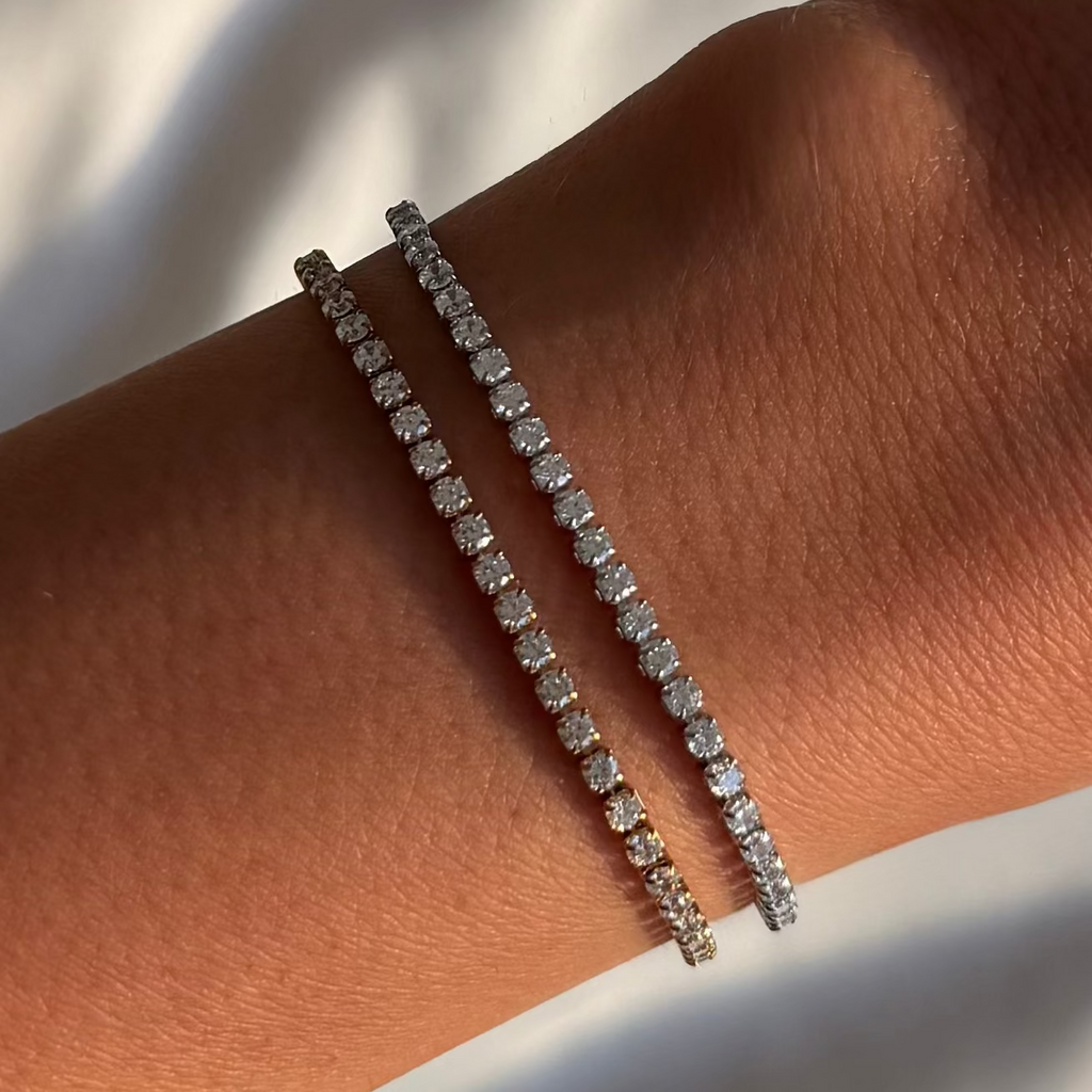 Evry Jewels Champagne Tennis Bracelet