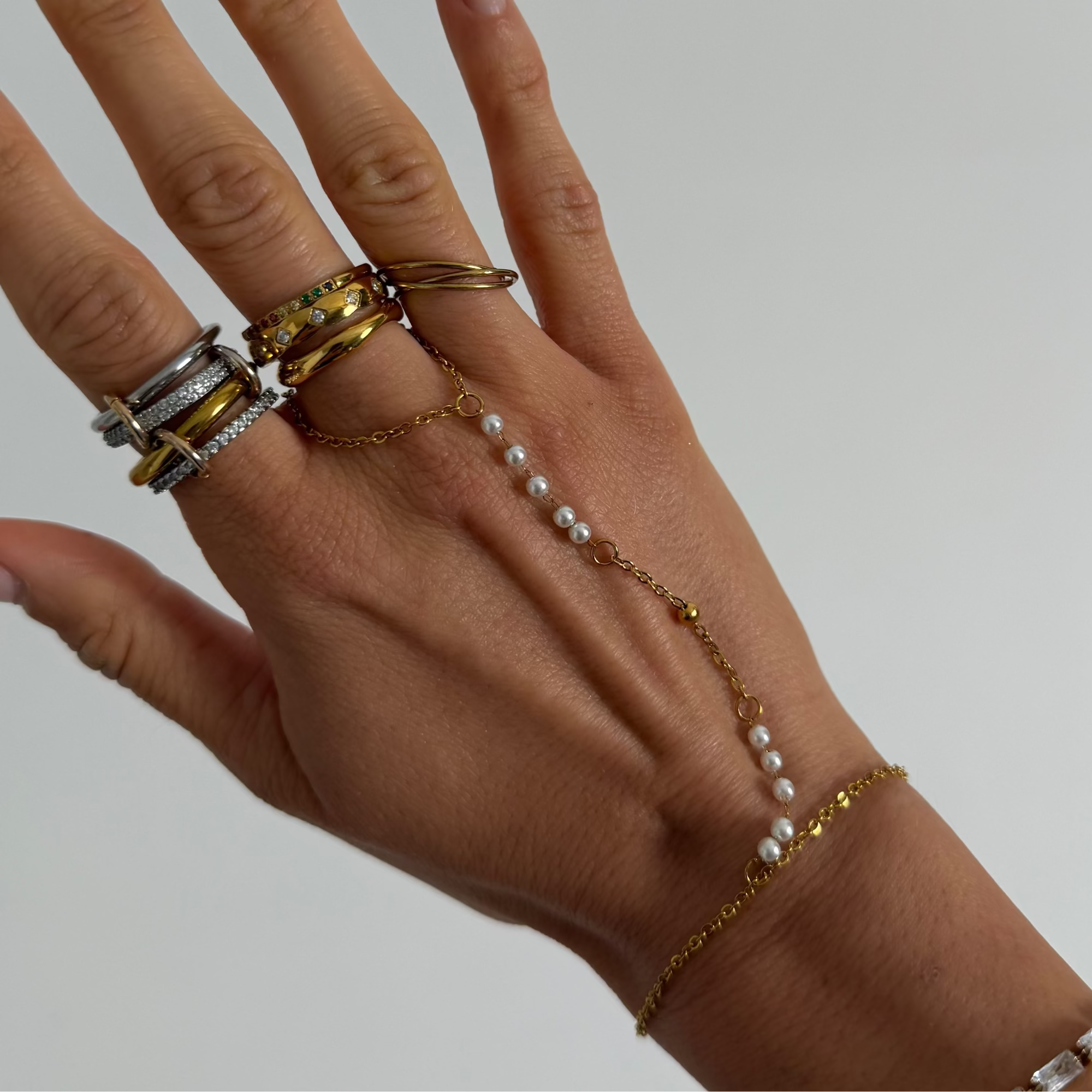 Evry Jewels Bonded Stacked Ring