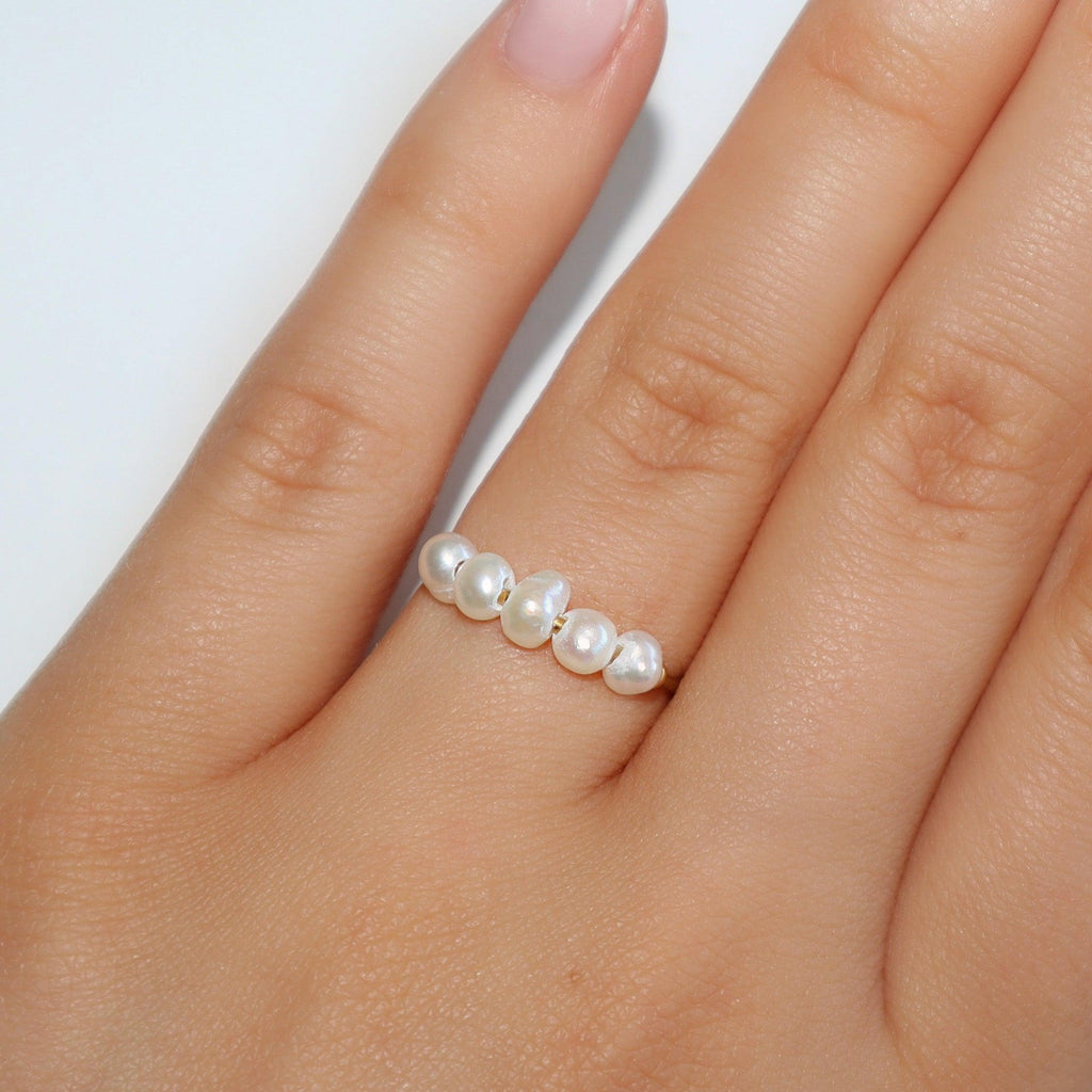 Evry Jewels Sea Treasure Pearl Ring