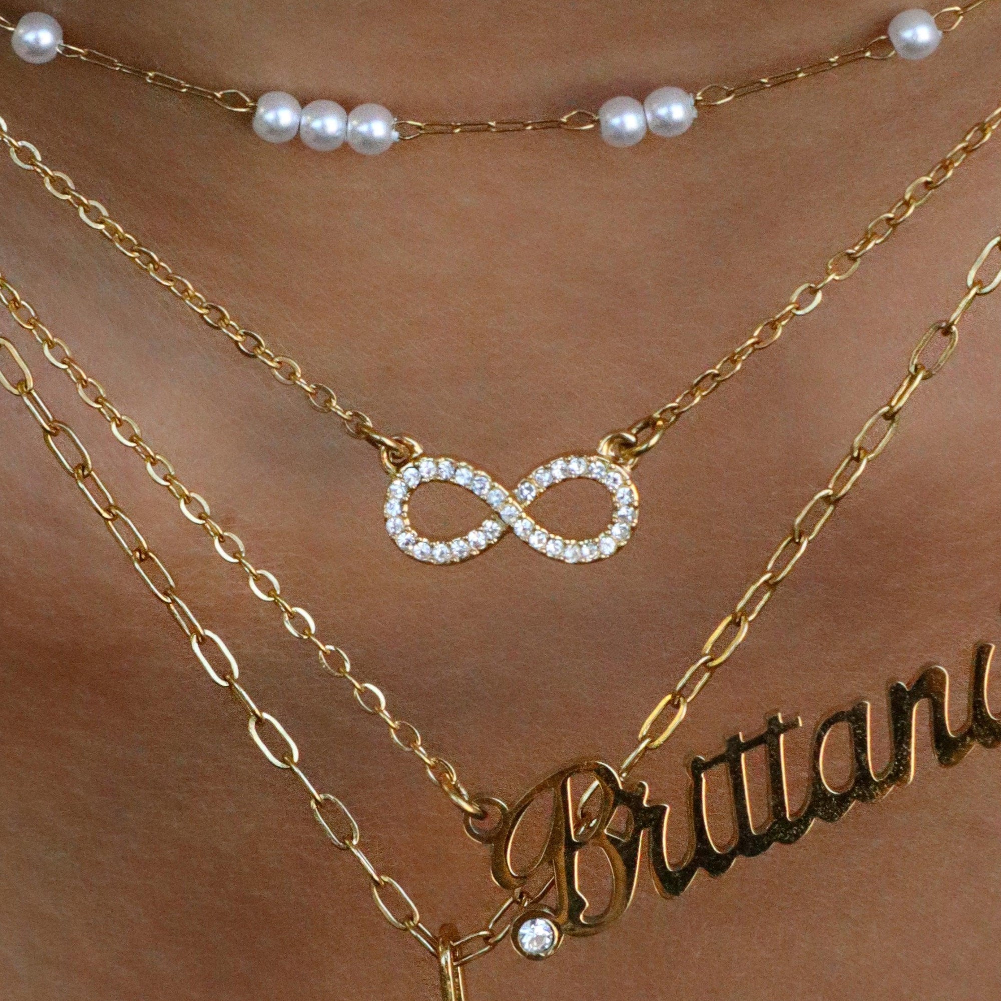 Evry Jewels Infinity Necklace