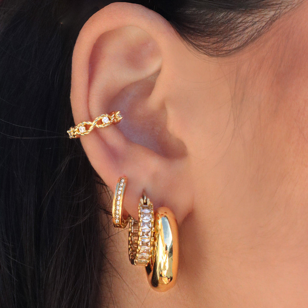 Evry Jewels Eternity Earrings