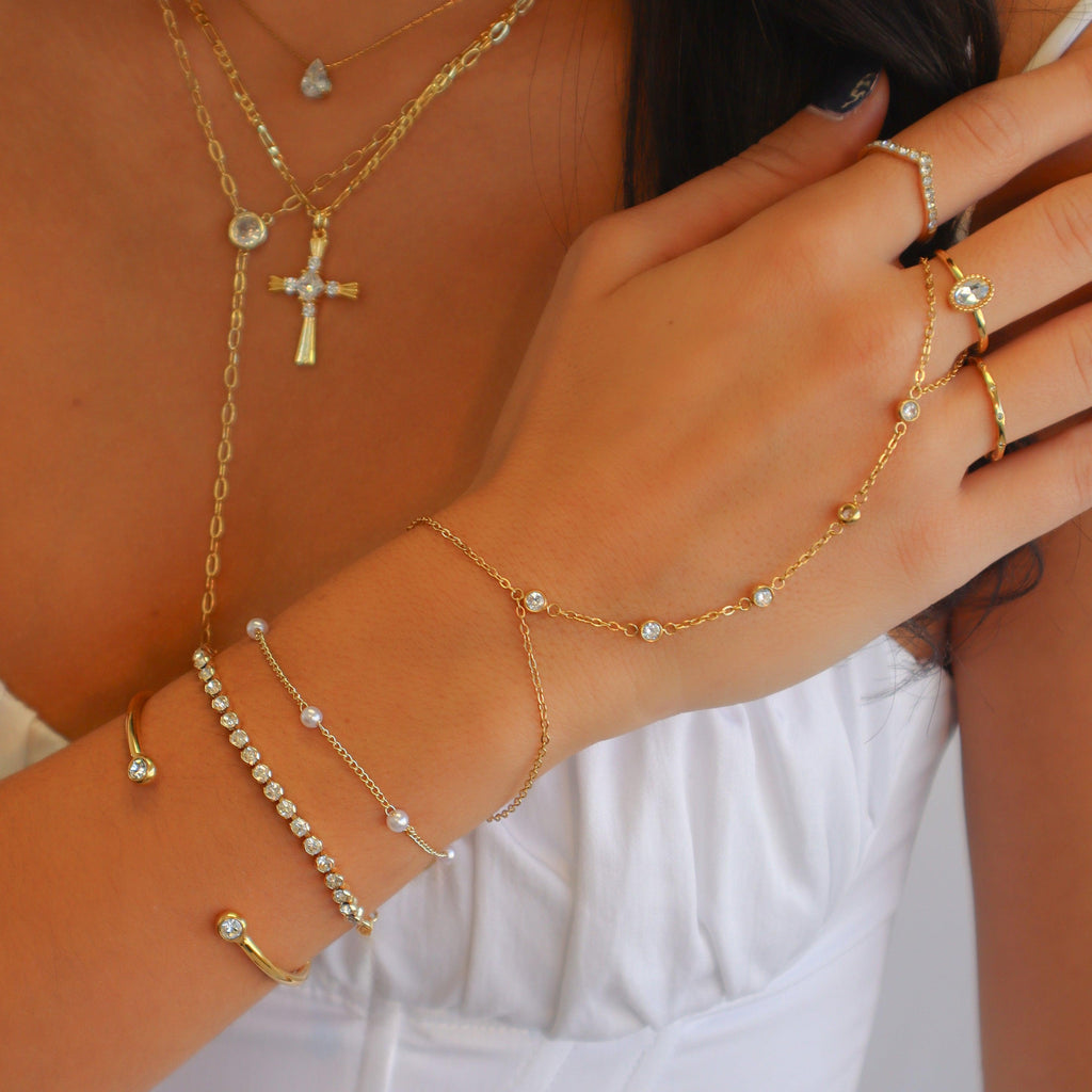 Evry Jewels High-Shine Tennis Bracelet