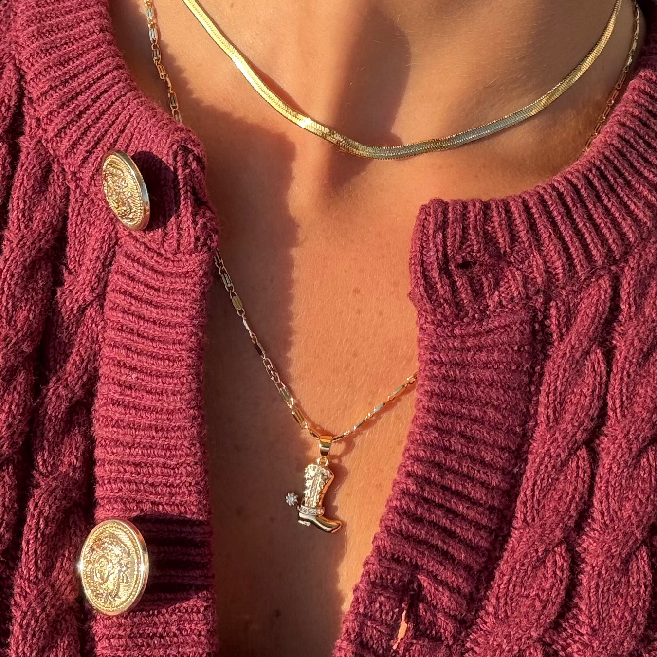 Evry Jewels City Cowgirl Necklace