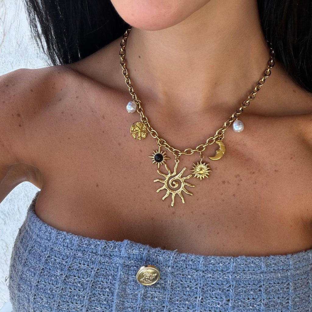 Evry Jewels Solar Babe Necklace