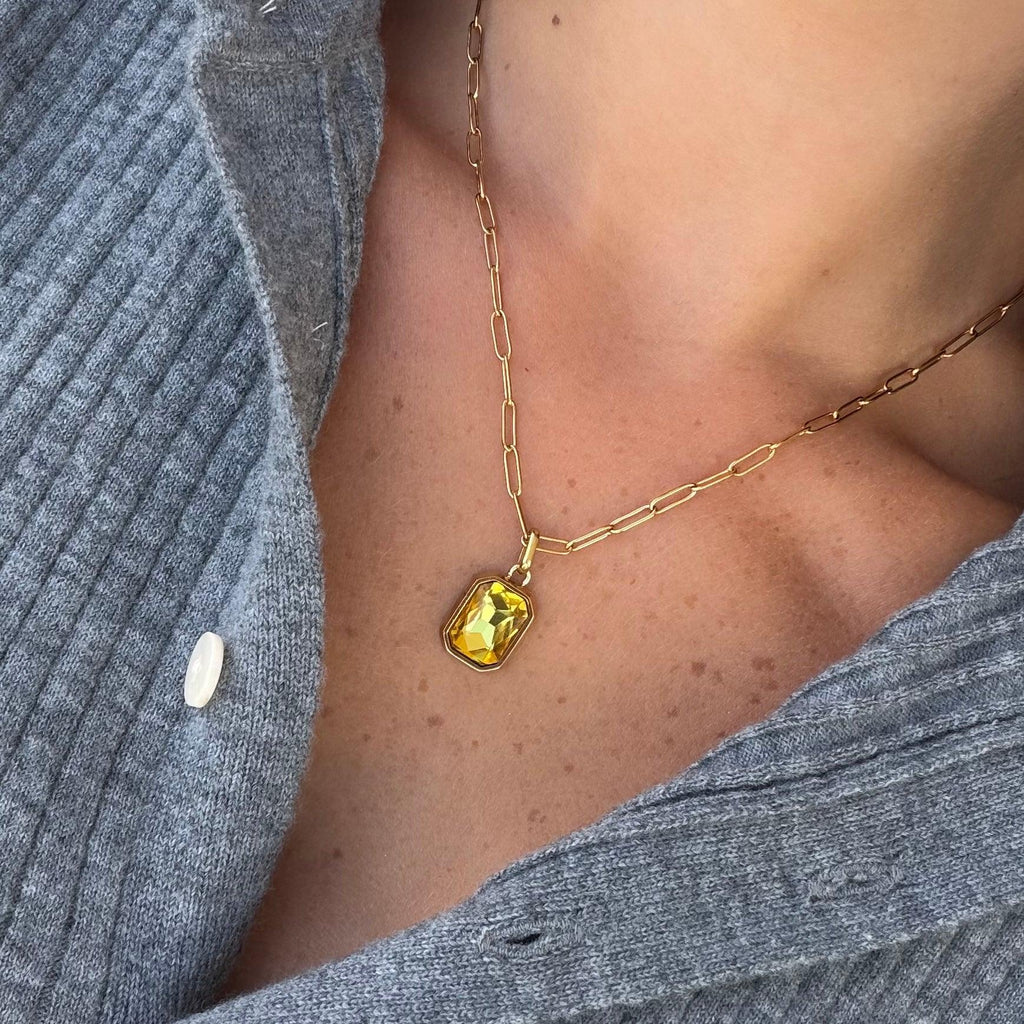 Evry Jewels Kali Birthstone Necklace