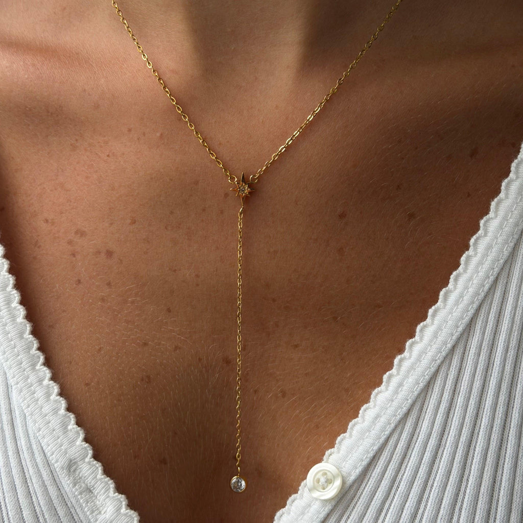 Evry Jewels Stellar Lariat Necklace