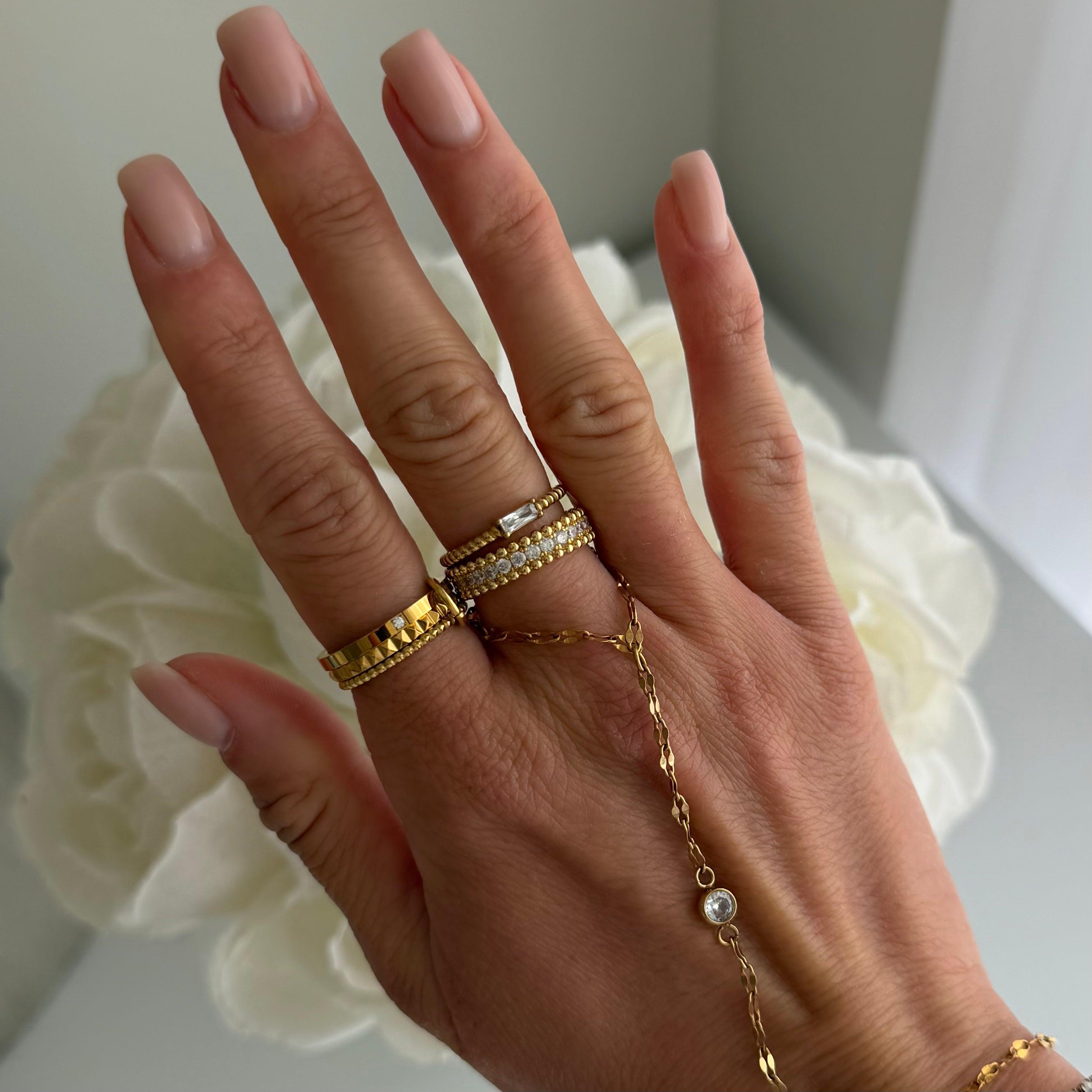 Evry Jewels She's a Diva Stacked Ring