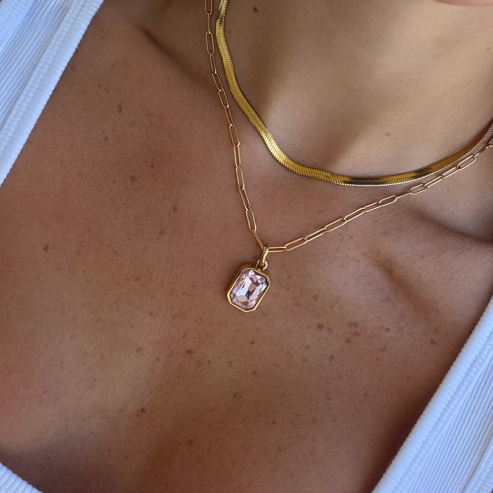 Evry Jewels Kali Birthstone Necklace