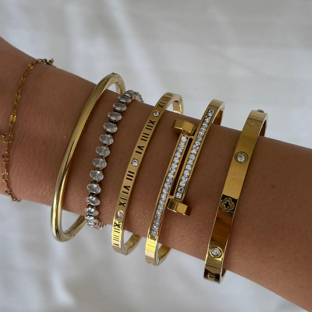 Evry Jewels Radiant Row Bangle