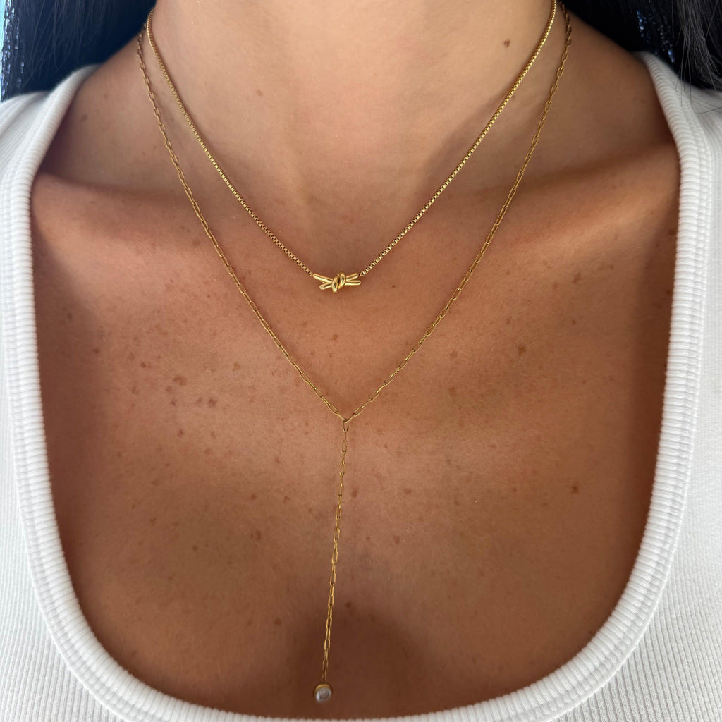 Evry Jewels Knotty Babe Necklace
