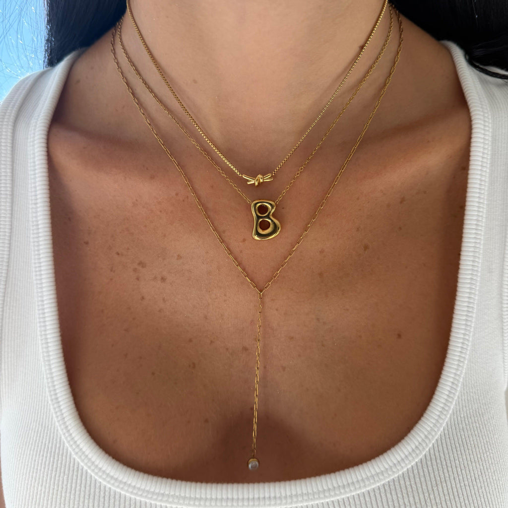 Evry Jewels Knotty Babe Necklace
