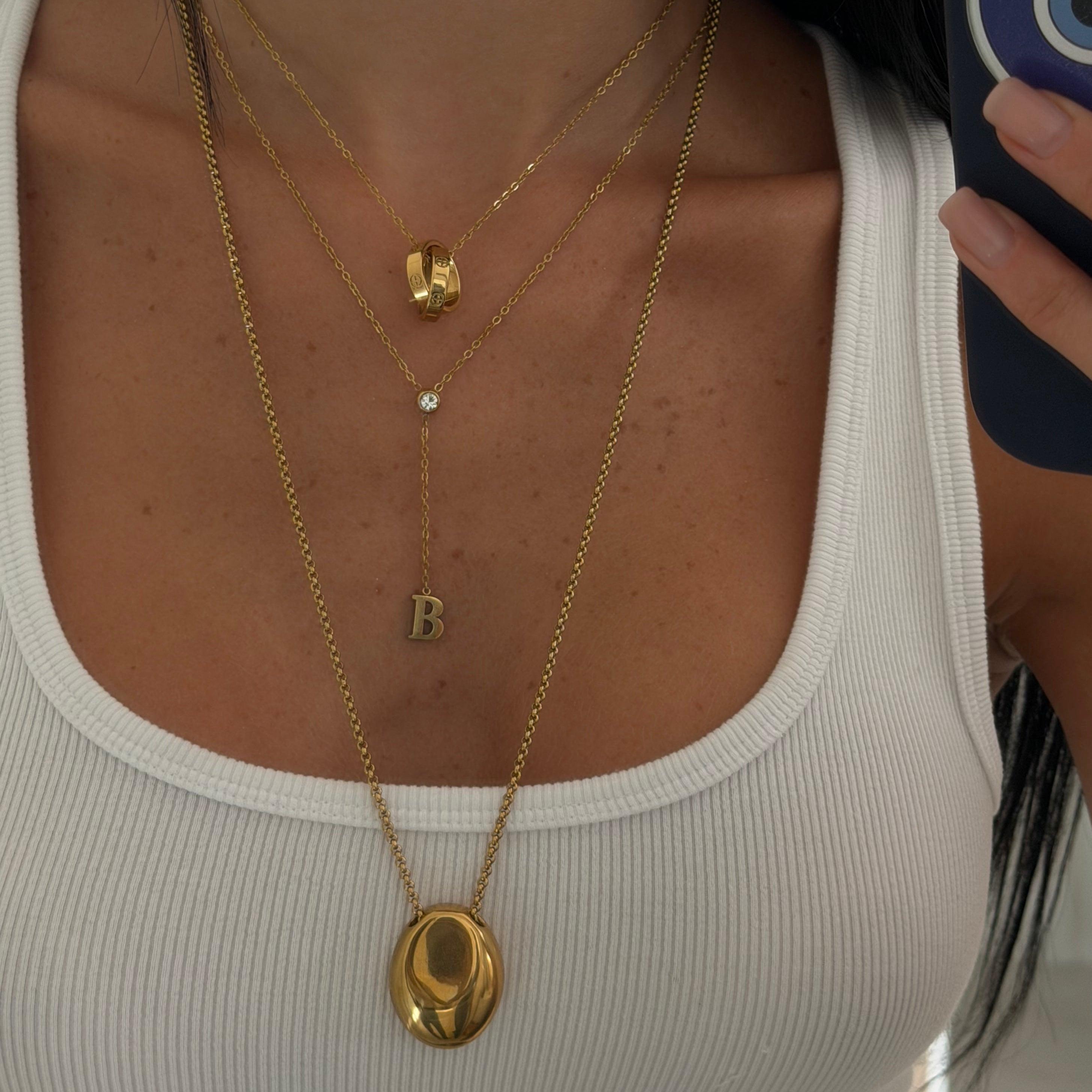 Evry Jewels Linked Bestie Necklace