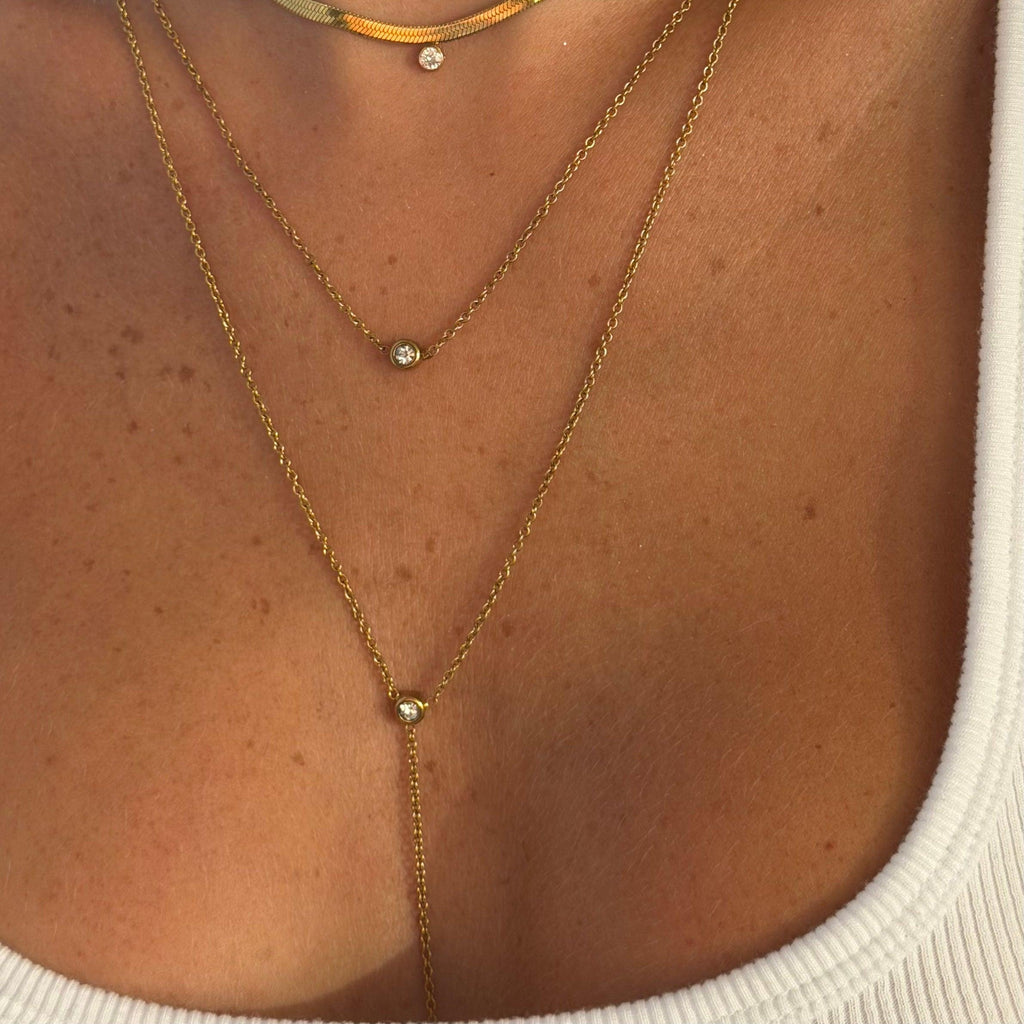 Evry Jewels Mara Lara Lariat Necklace