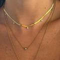 Evry Jewels Glow Dots Choker Necklace