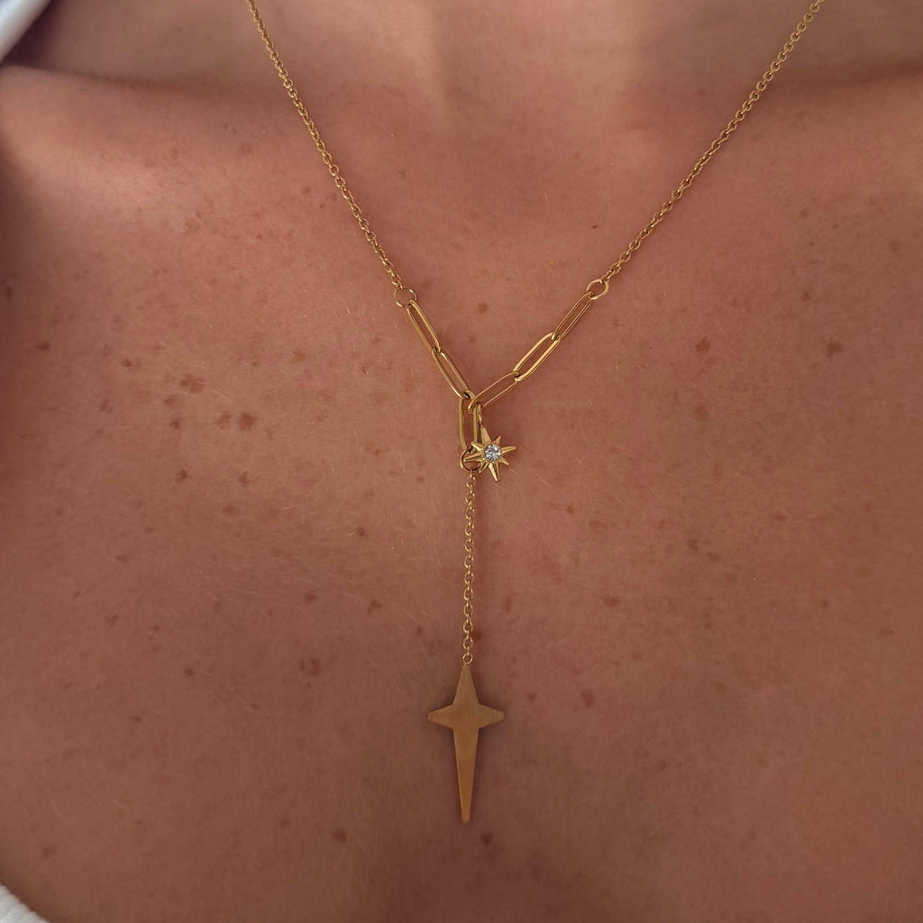 Evry Jewels Lyra Lariat Necklace