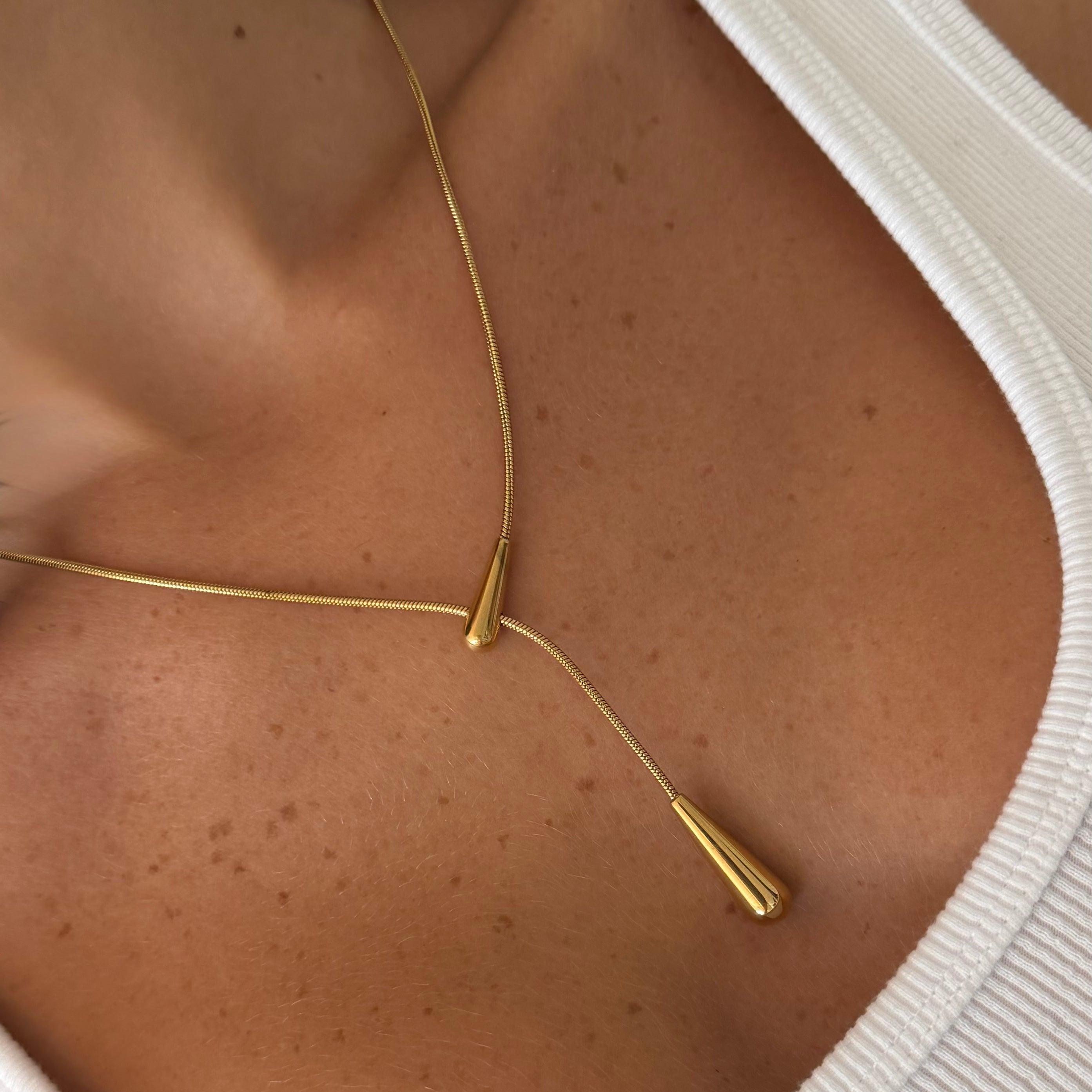 Evry Jewels Leah Lariat Necklace