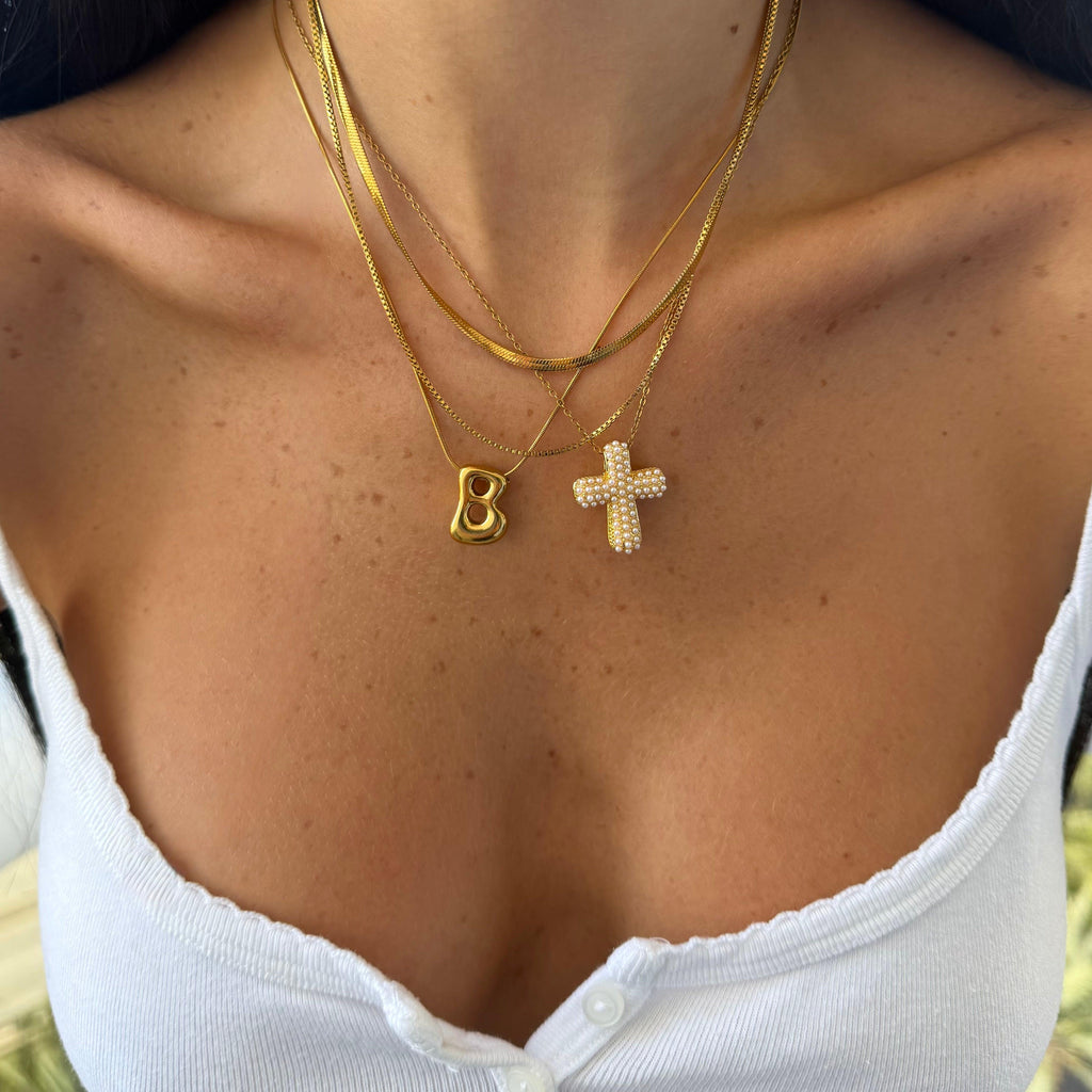 Evry Jewels Forever Blessed Cross Necklace