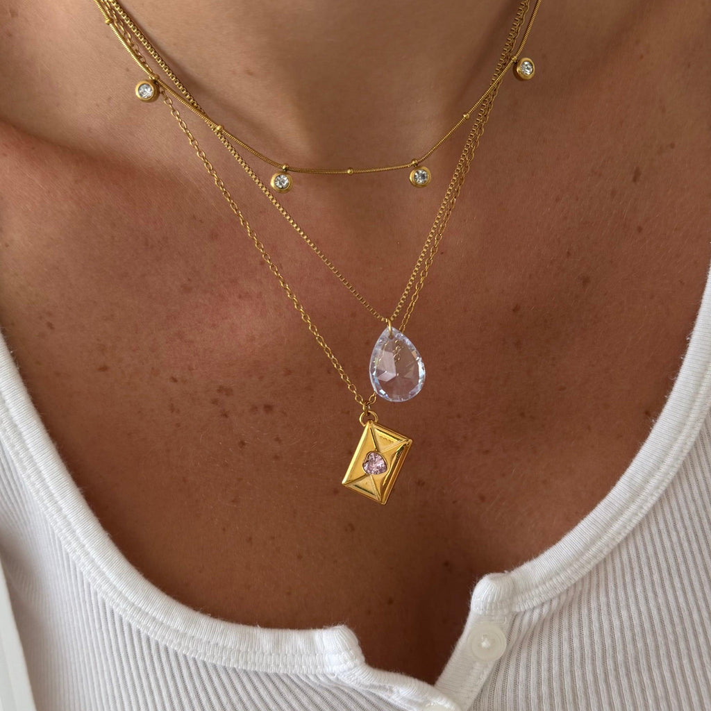 Evry Jewels Sending Love Necklace