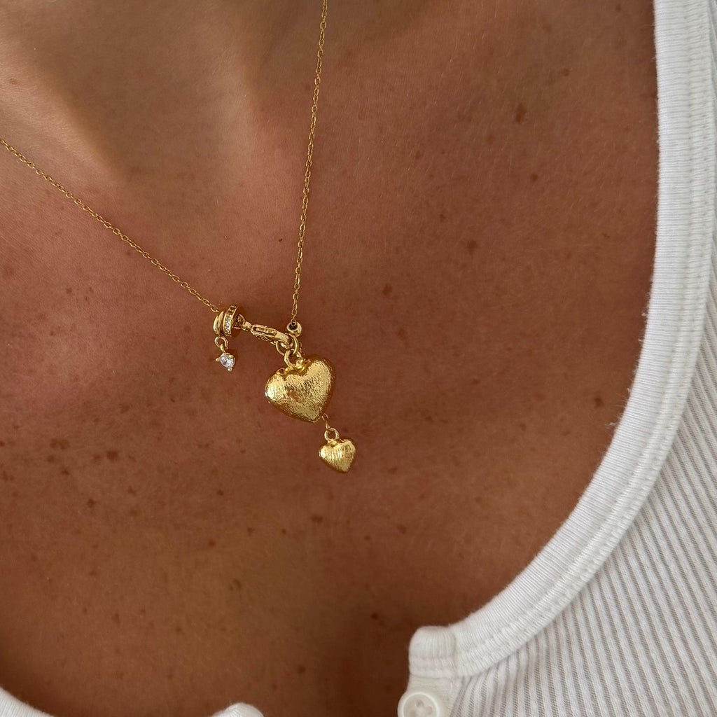 Evry Jewels Hearts in Motion Necklace