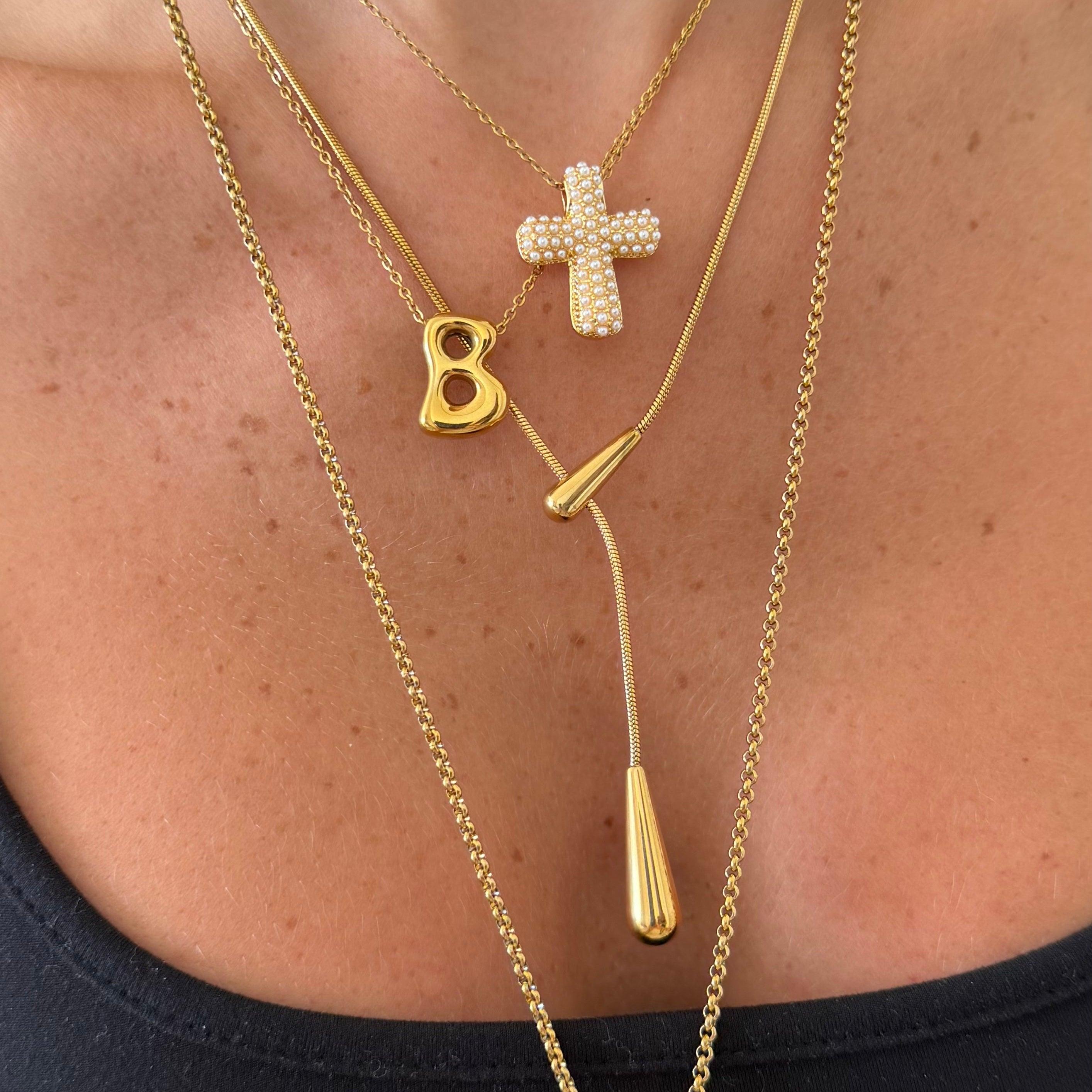 Evry Jewels Forever Blessed Cross Necklace
