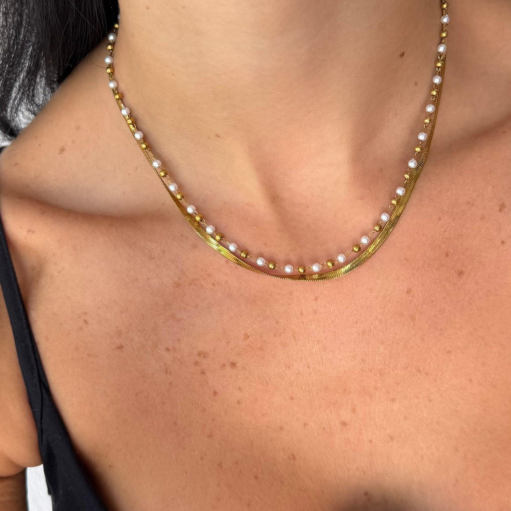 Evry Jewels Romy 2 Piece Necklace