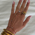 Evry Jewels Starlight Hand Chain