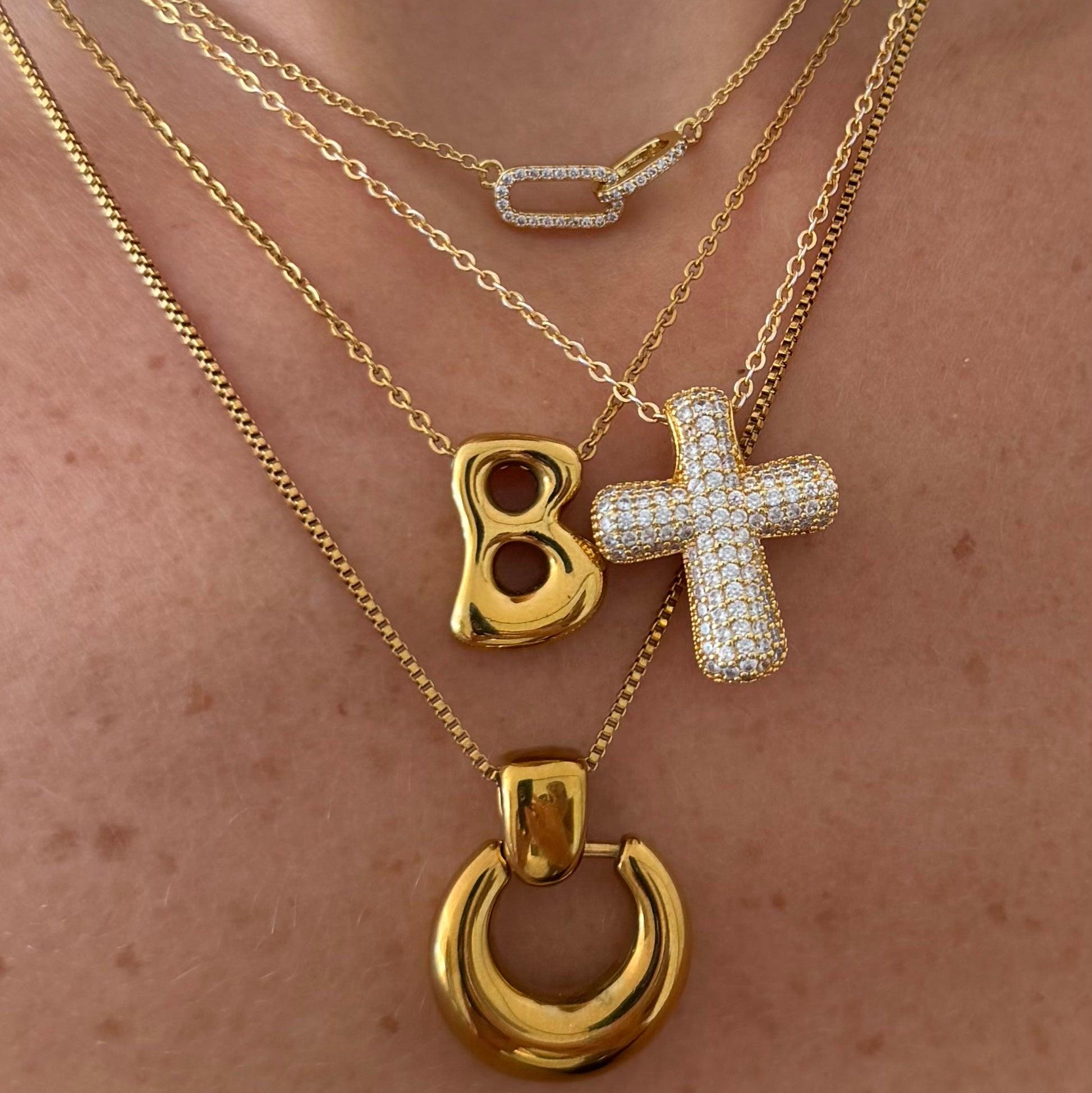 Evry Jewels Forever Blessed Cross Necklace