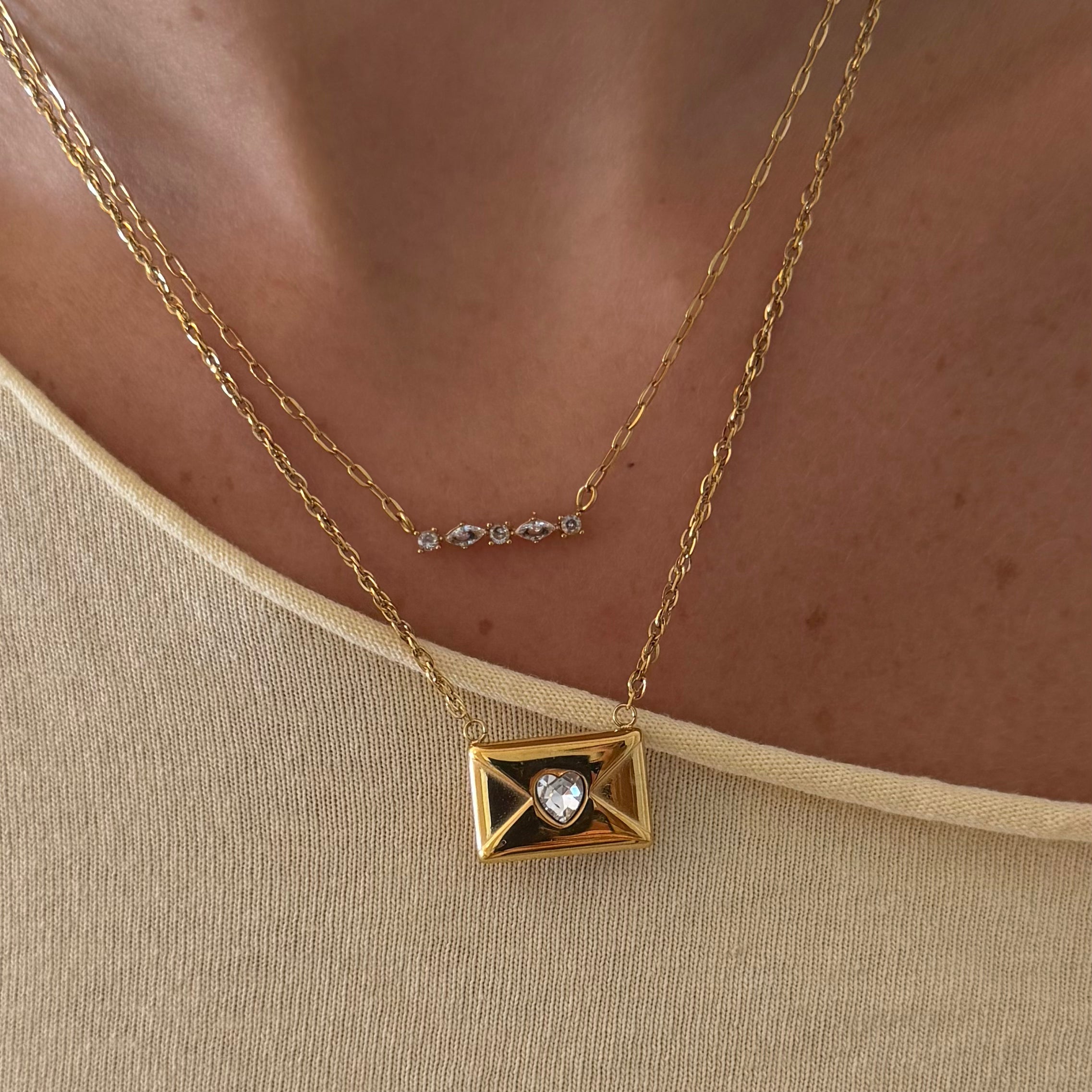 Evry Jewels Sweet Darling Necklace