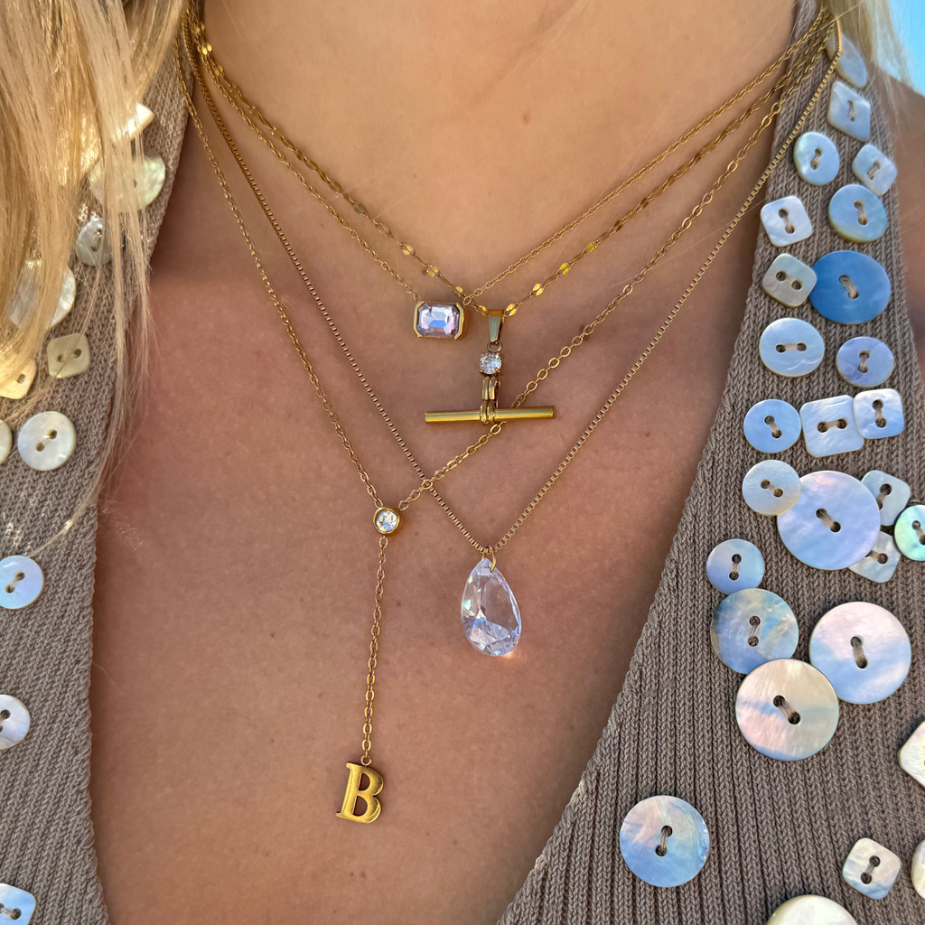 Evry Jewels Noa Birthstone Necklace