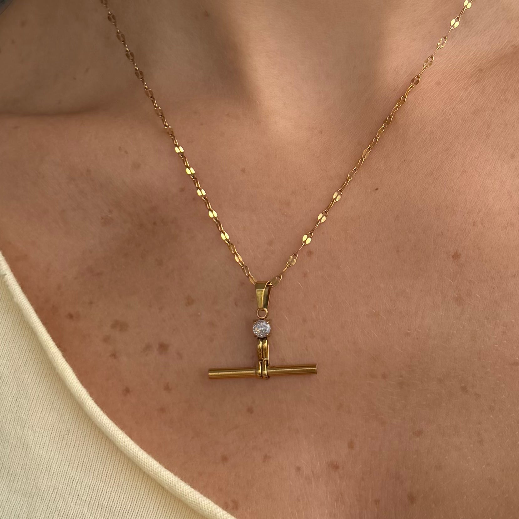 Evry Jewels Sweet Link Necklace