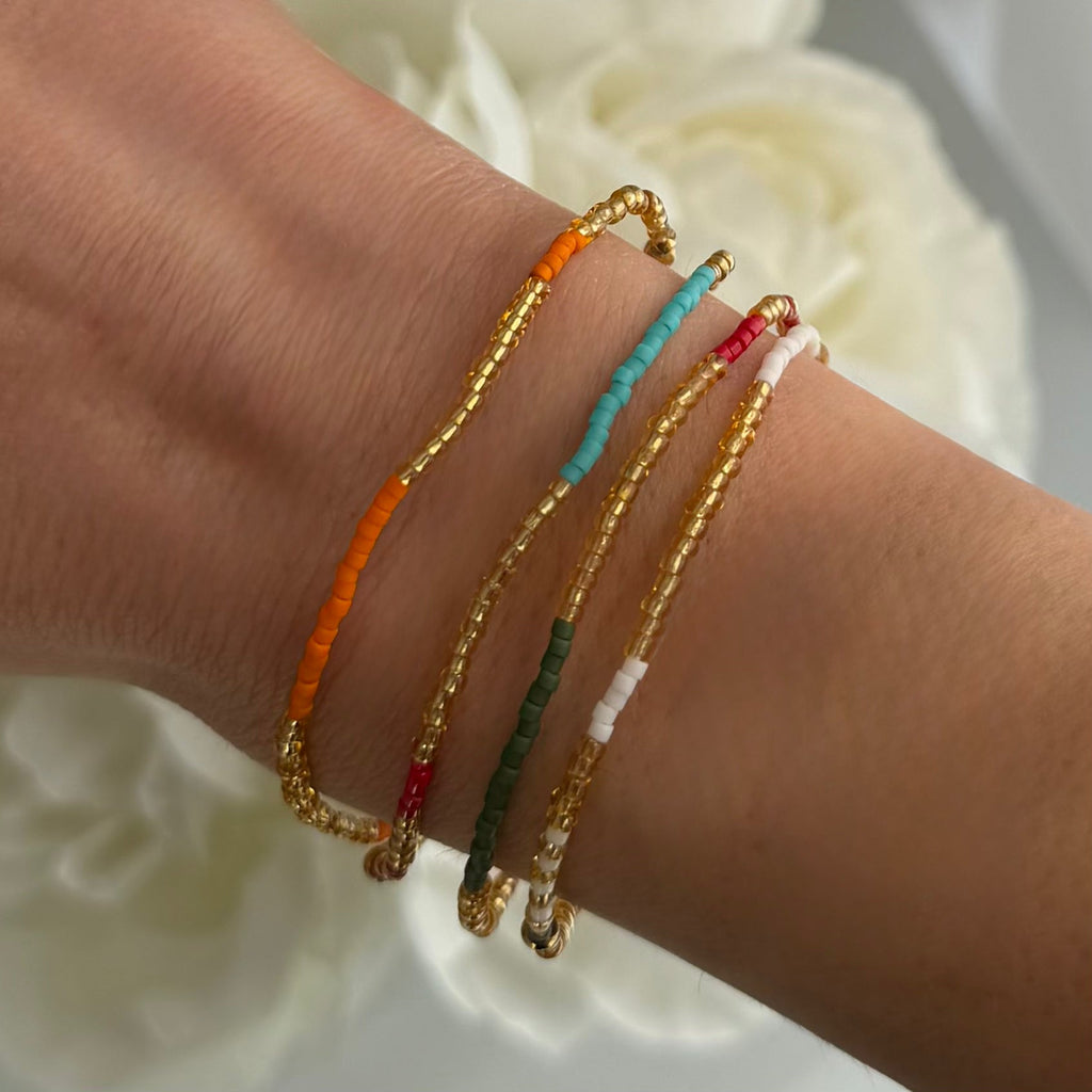 Evry Jewels Happy Beads Bracelet: 4 Piece Bracelet Set