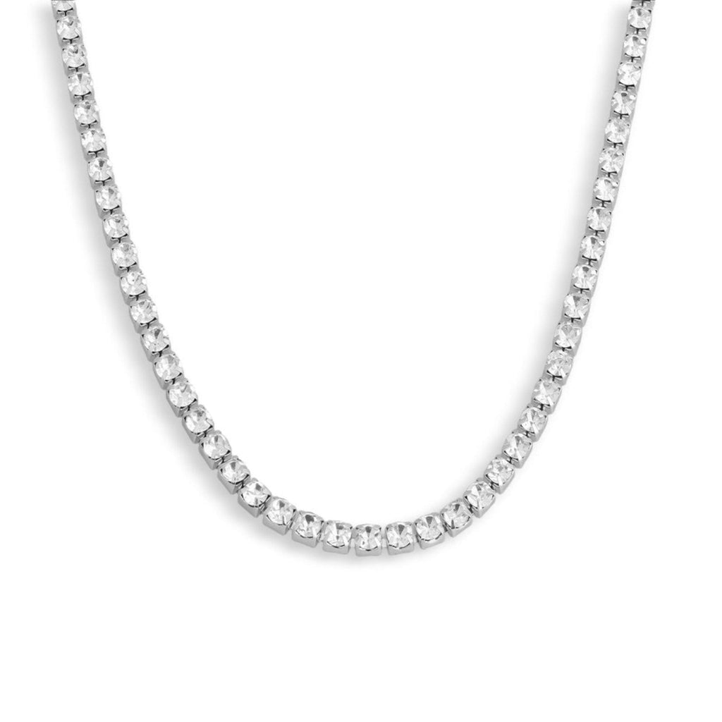 Evry Jewels Icy Tennis Necklace