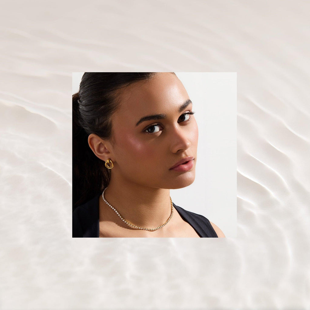 Evry Jewels Nena Tennis Necklace