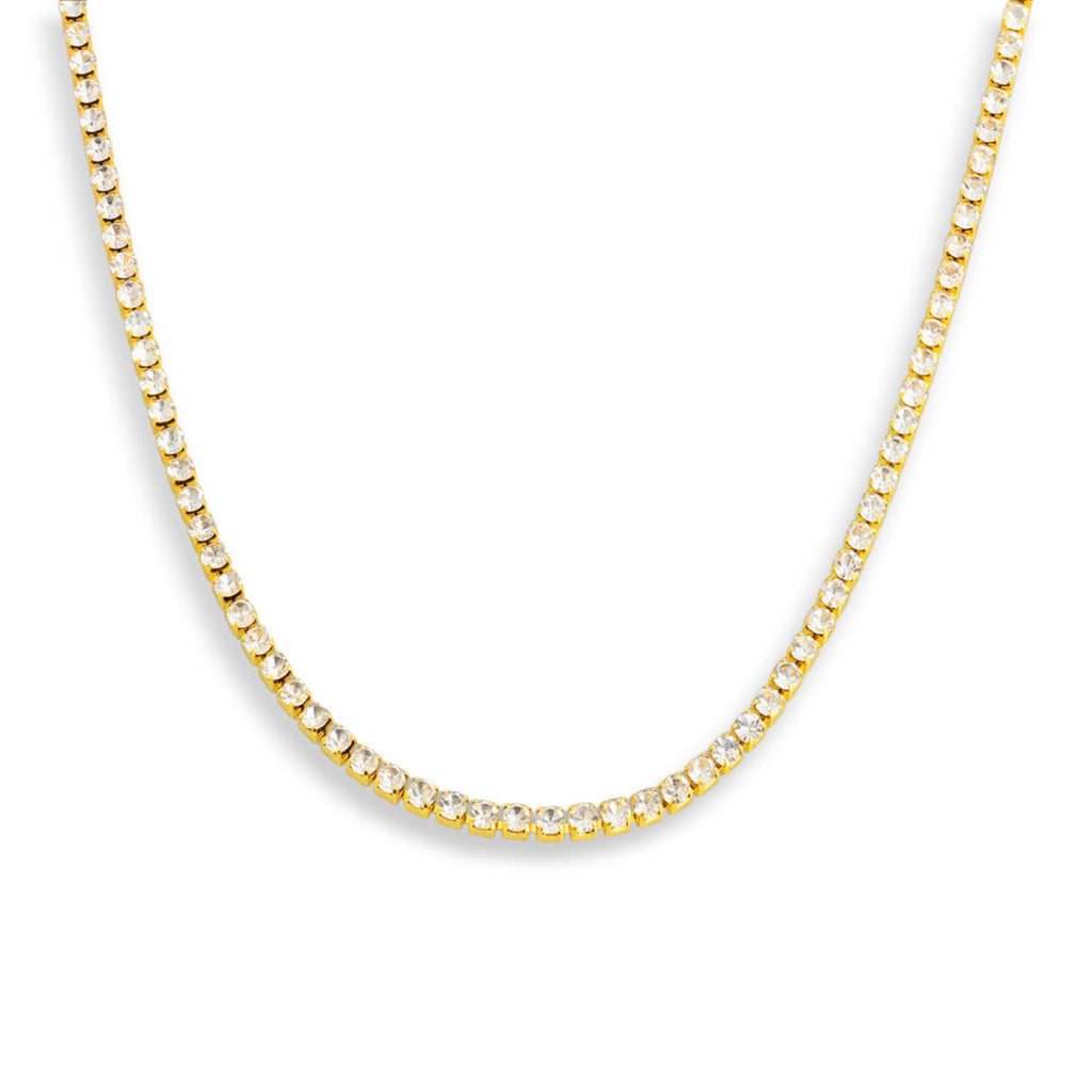Evry Jewels Icy Tennis Necklace