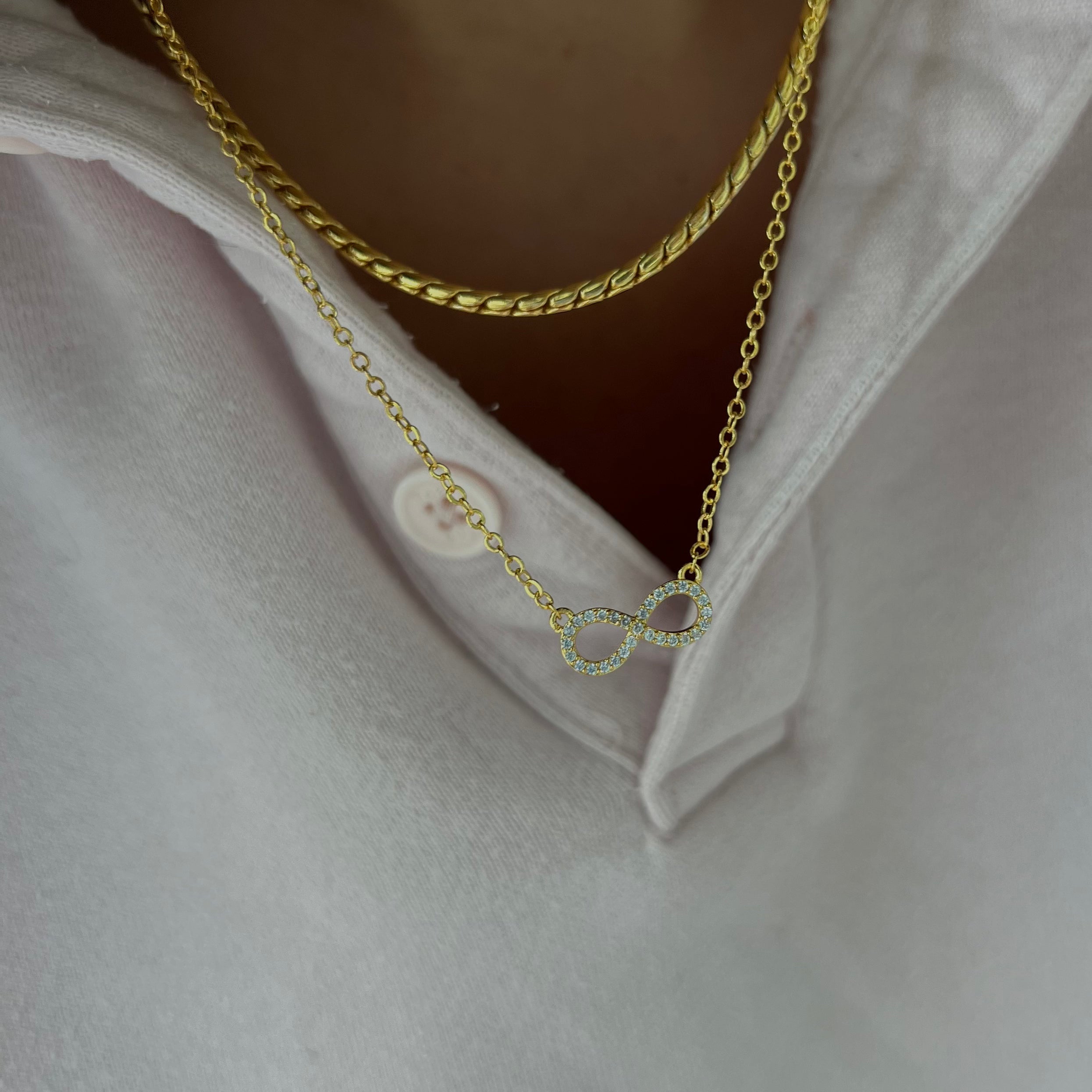 Evry Jewels Infinity Necklace