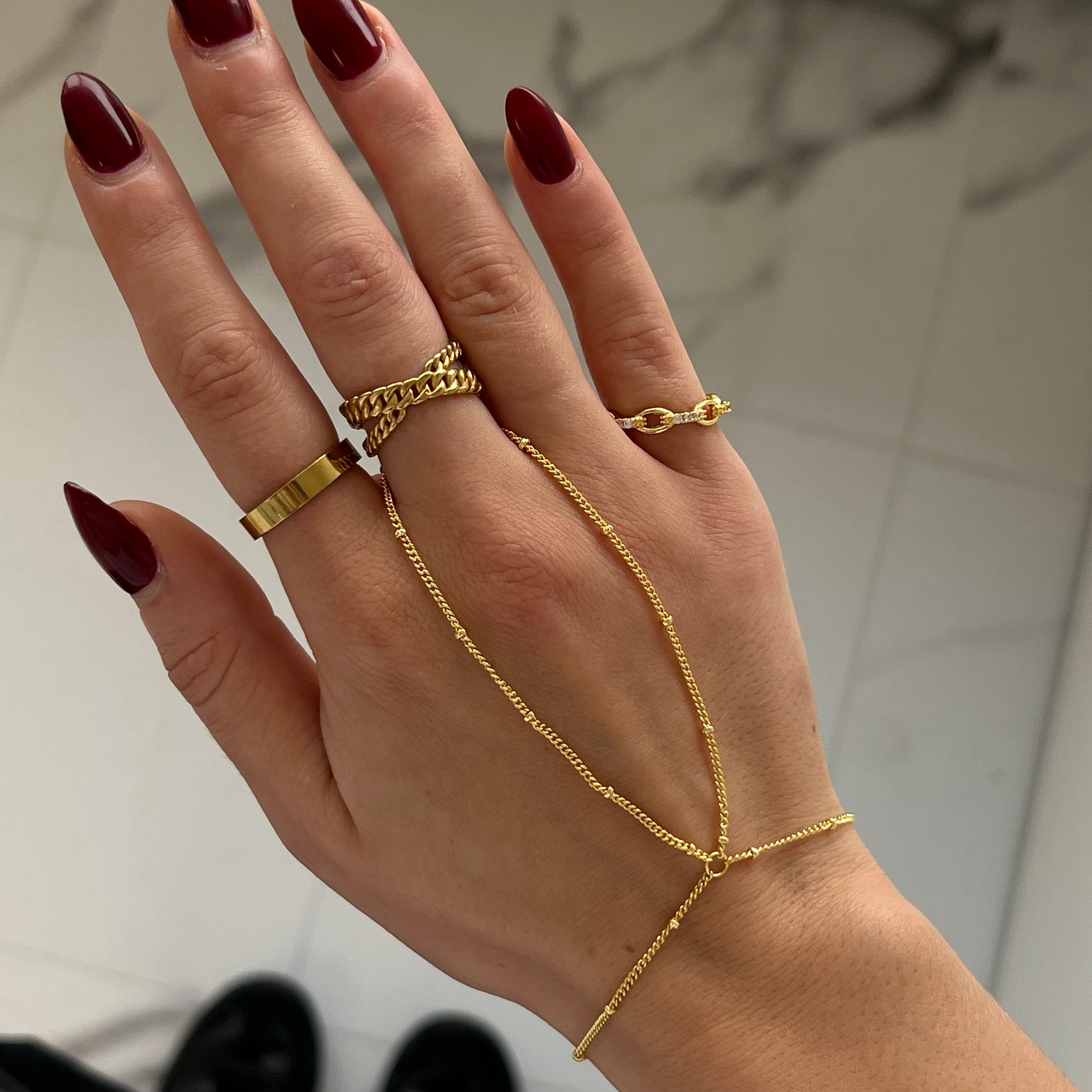 Evry Jewels Viral Hand Chains: Anti Tarnish Waterproof