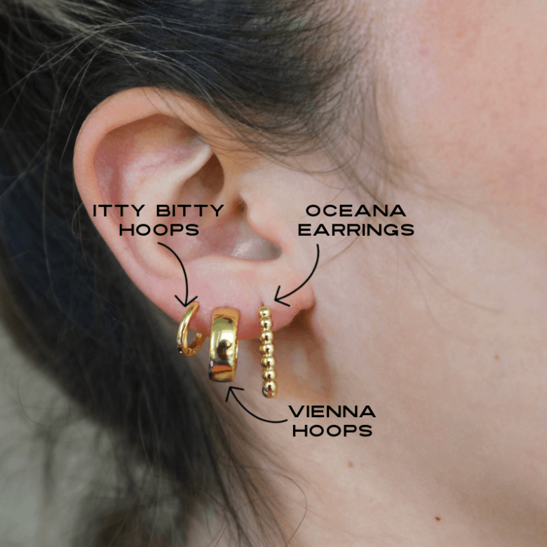 Evry Jewels Itty Bitty Hoops