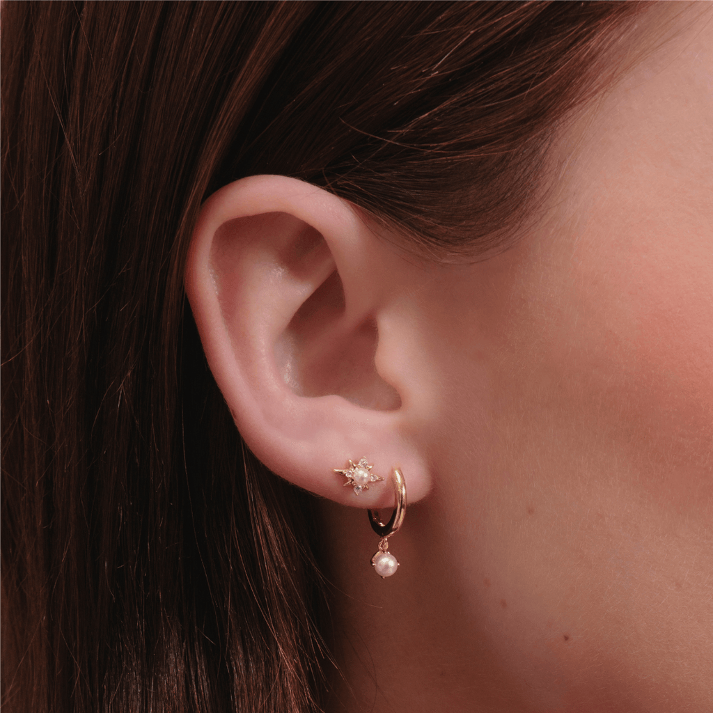 Evry Jewels Ivory Earrings