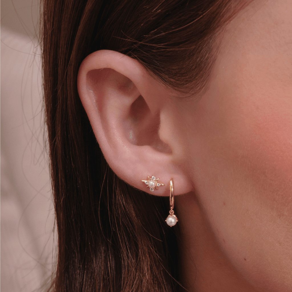 Evry Jewels Ivory Earrings