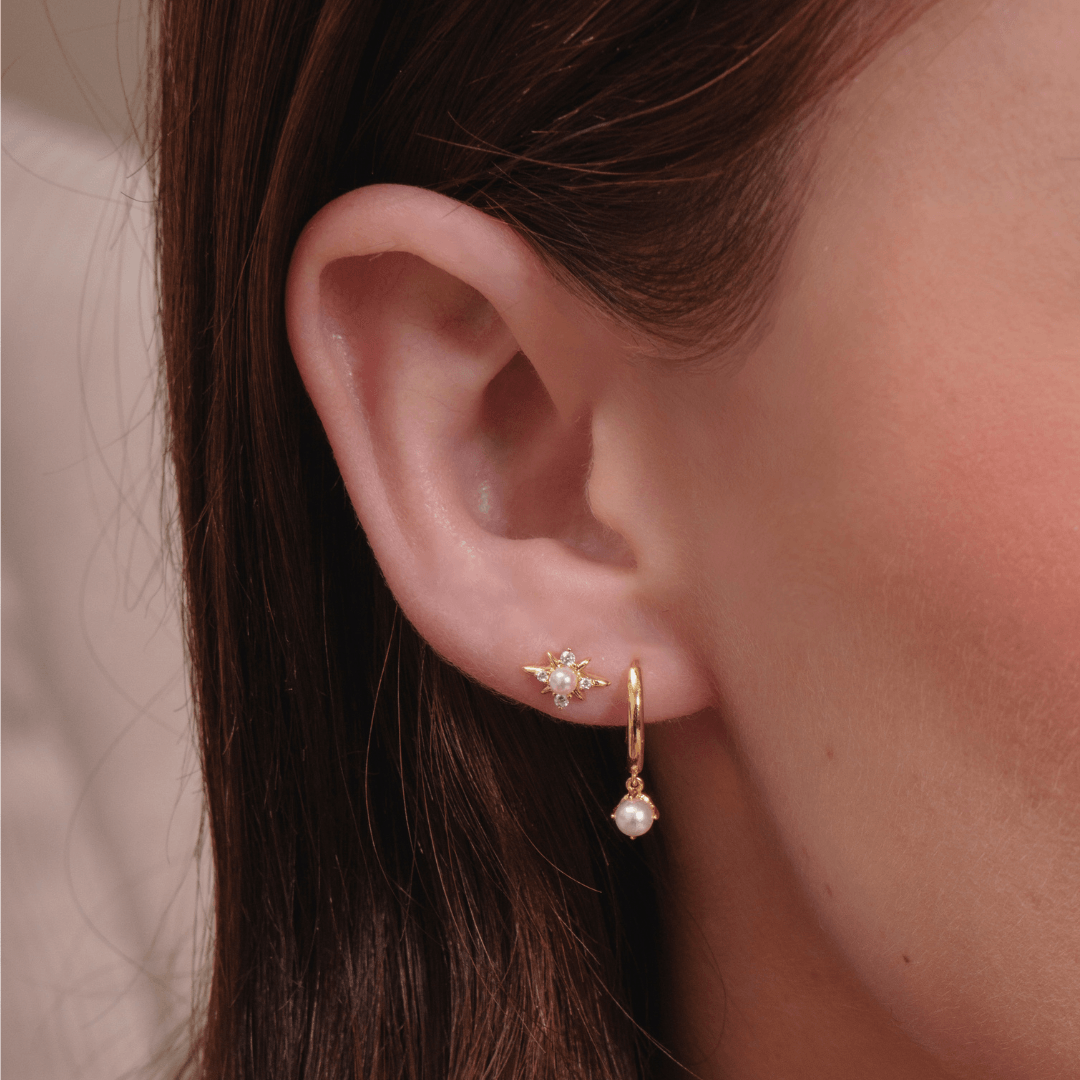 Evry Jewels Ivory Earrings