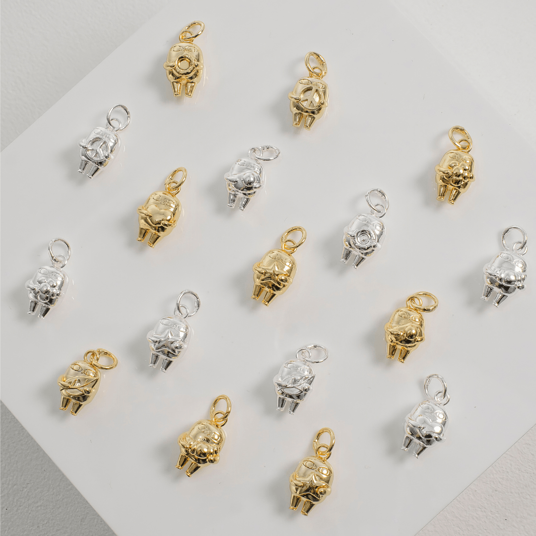 Evry Jewels Ketnipz Bean Donut Charm